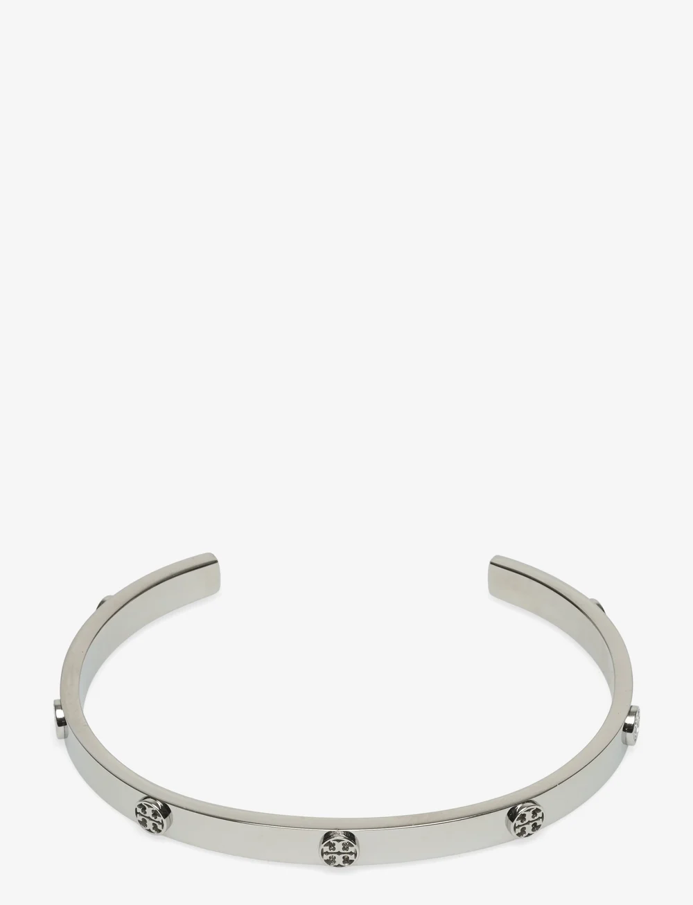 Tory Burch - Thin Miller Stud Cuff - bangles - tory silver - 0