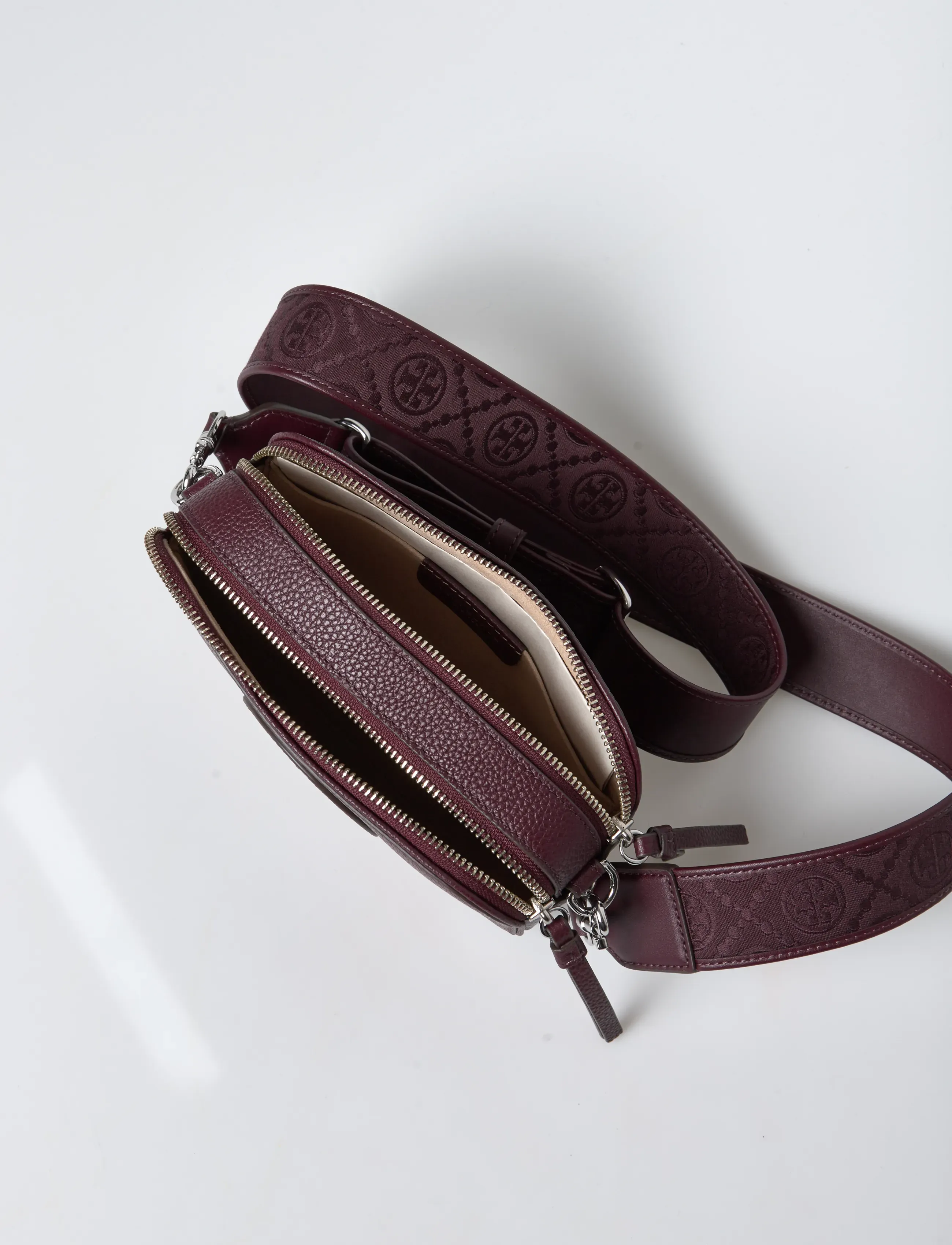 Tory Burch - Miller Mini Crossbody Bag - crossbody somas - dark carmine - 4