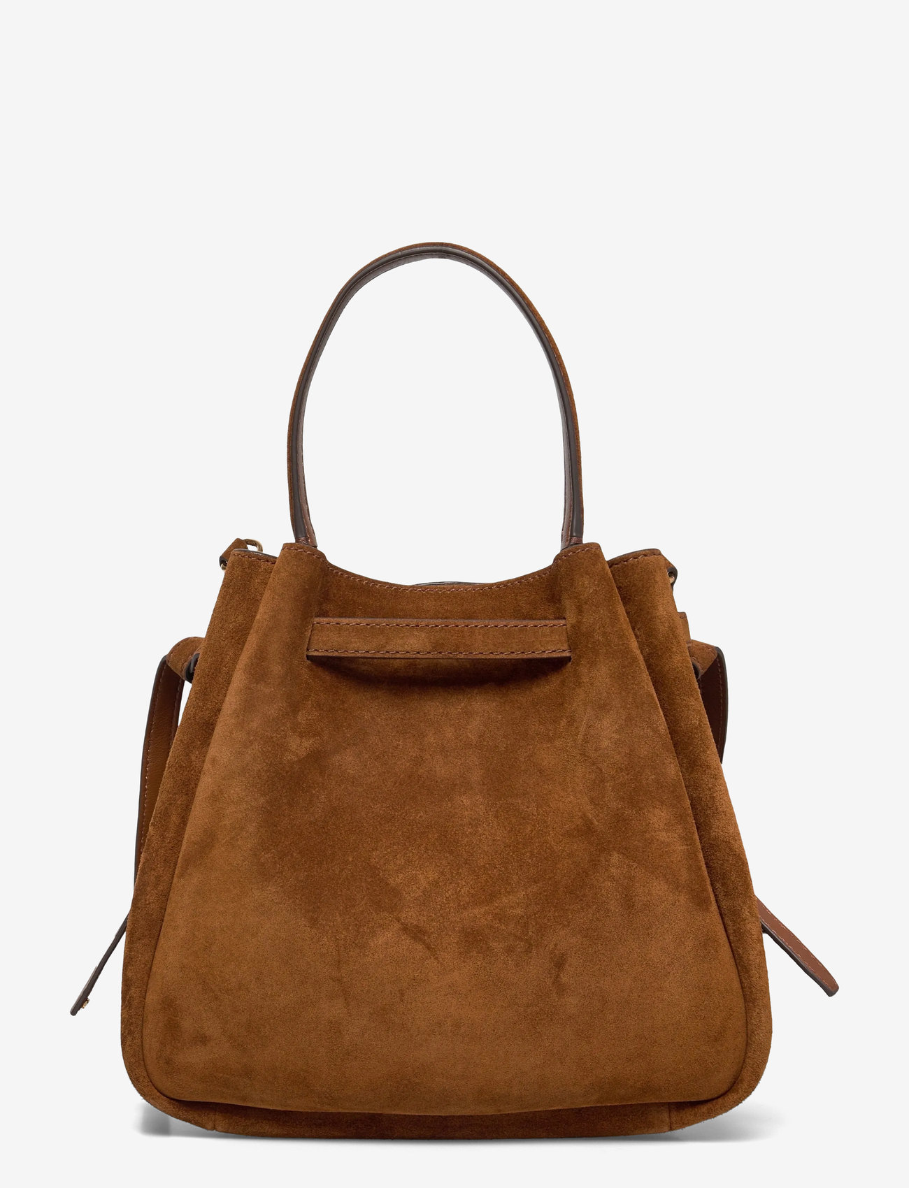 Tory Burch - Romy Suede Bucket Bag - modes tendences - caramel - 1