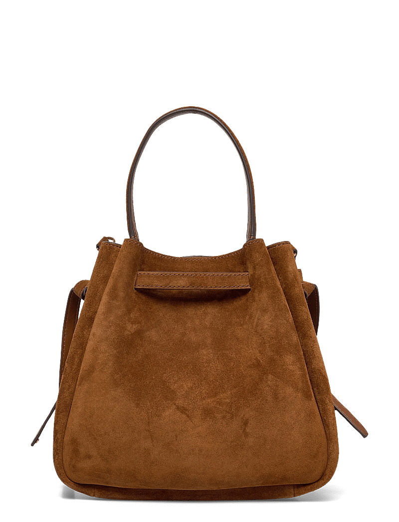 Tory Burch - Romy Suede Bucket Bag - speciella tillfällen - caramel - 1