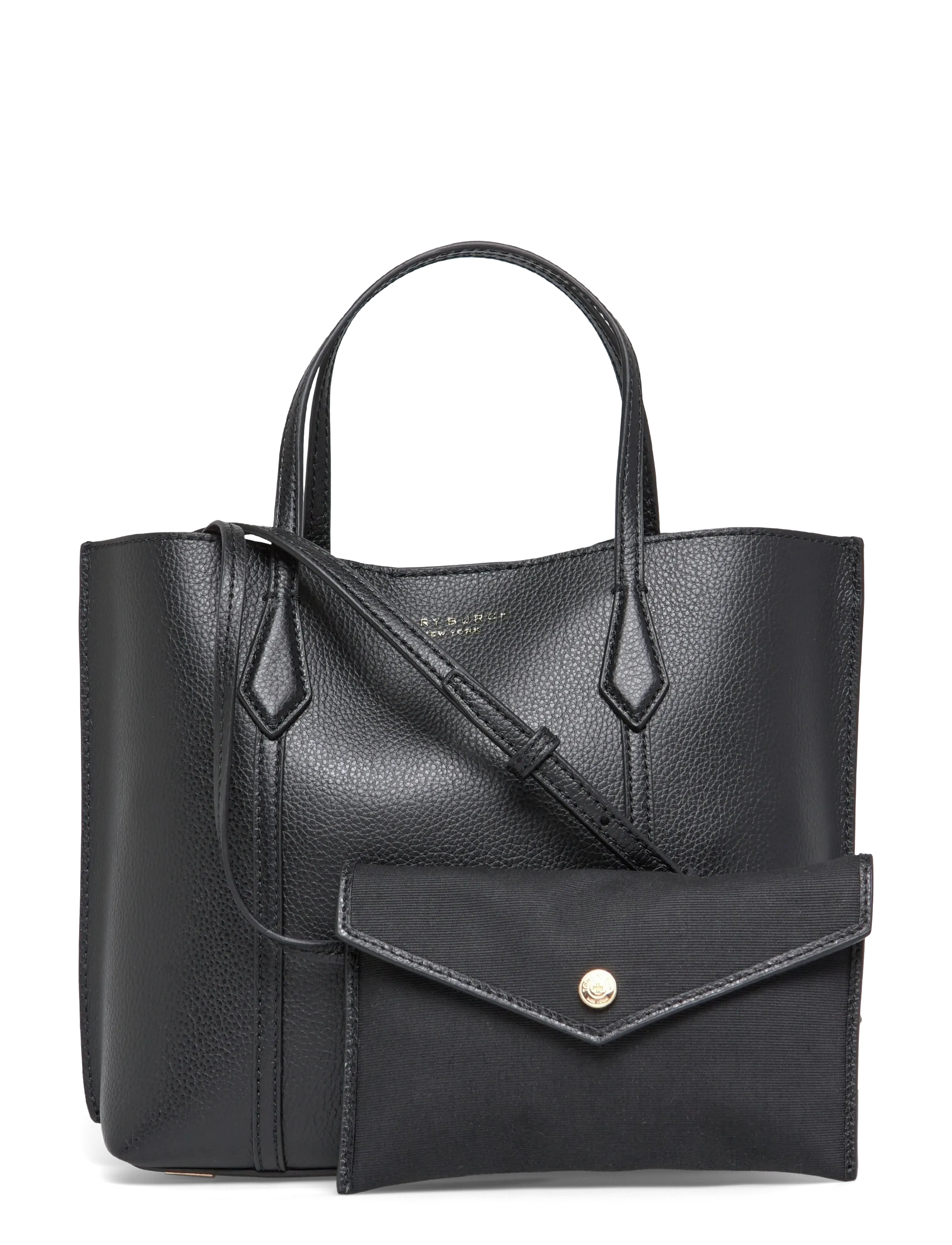 Tory Burch Perry Small Tote - Väskor - BLACK / black