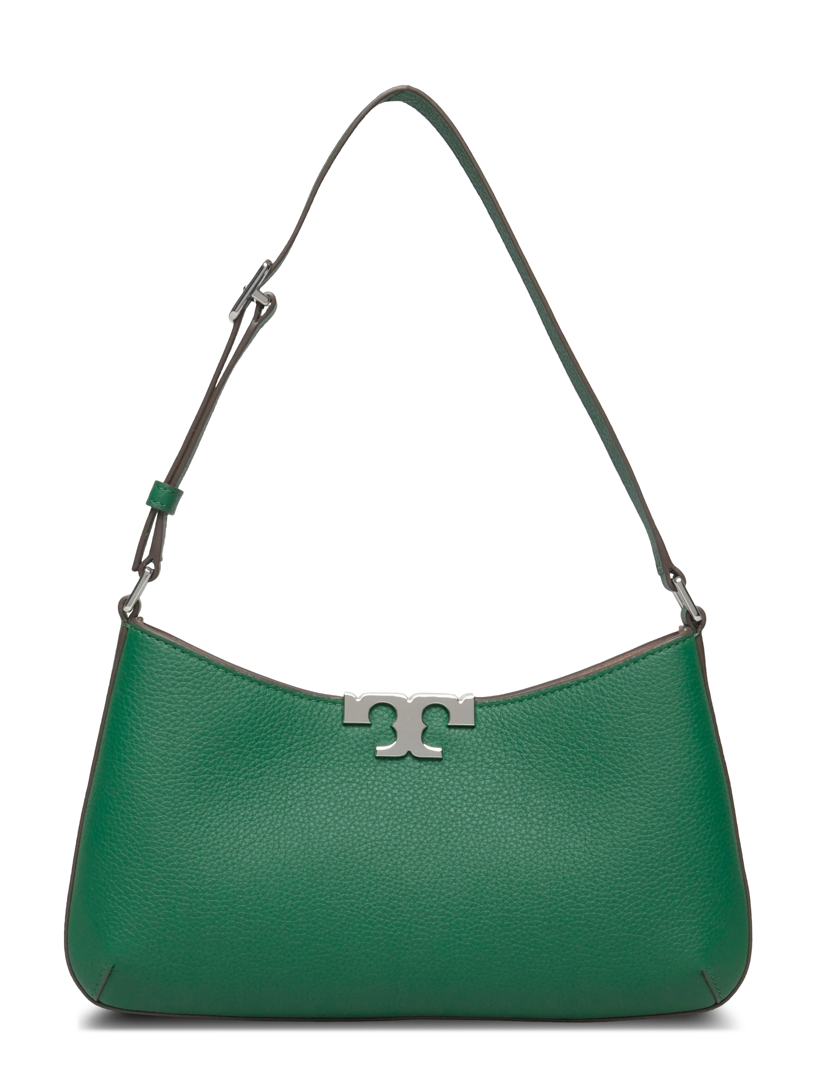 Tory Burch Eleanor Soft Slim Shoulder Bag - Skuldertasker - DARK KALE / green