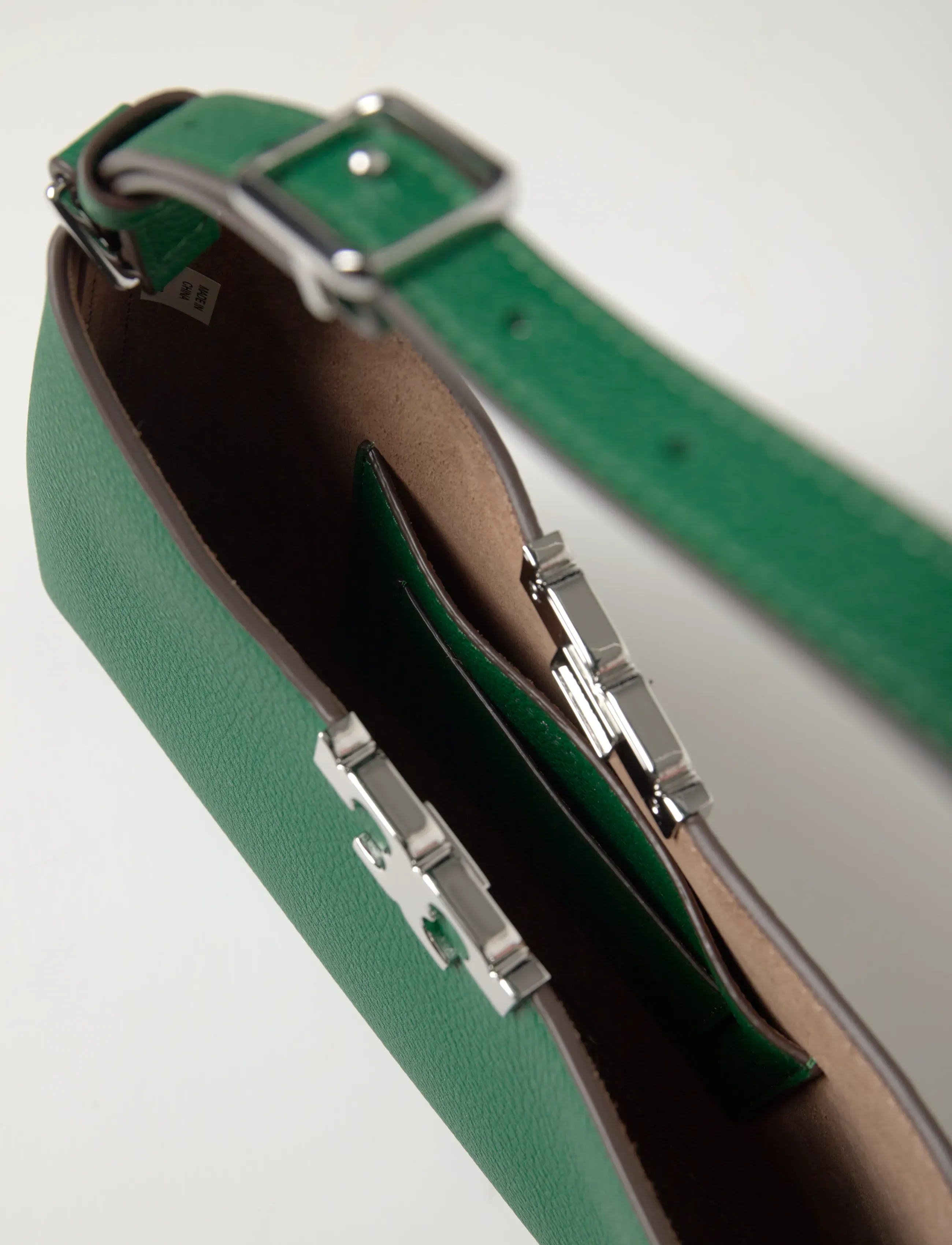 Tory Burch - Eleanor Soft Slim Shoulder Bag - dark kale - 5