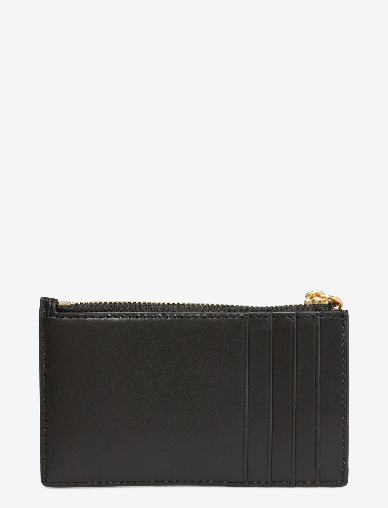Tory Burch - Kira Diamond Quilt Charm Zip Card Case - nøgleringe - black - 1