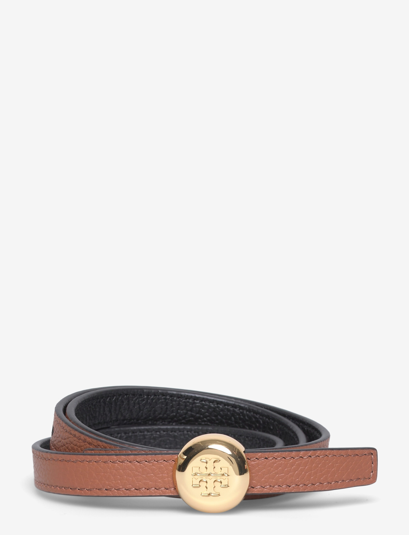 Tory Burch - Romy Reversible Belt - casual bælter - black , aged tan - 3