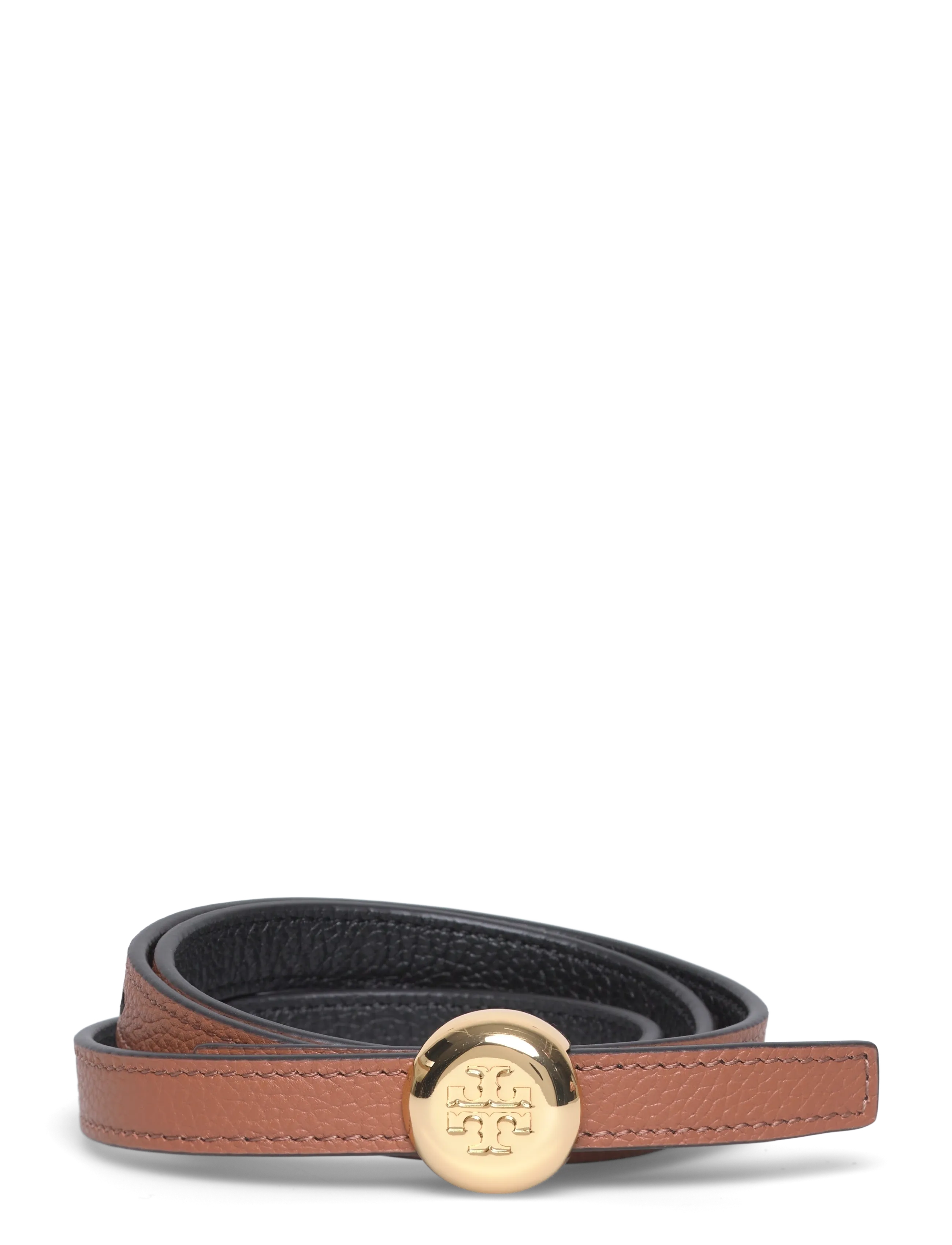 Tory Burch - Romy Reversible Belt - nahkrihmad - black , aged tan - 3