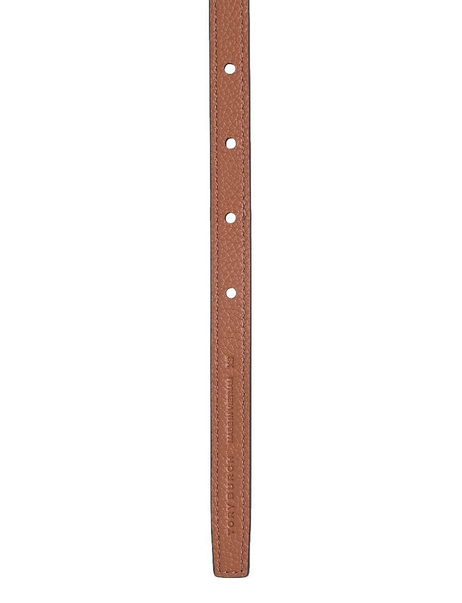 Tory Burch - Romy Reversible Belt - læderbælter - black , aged tan - 5