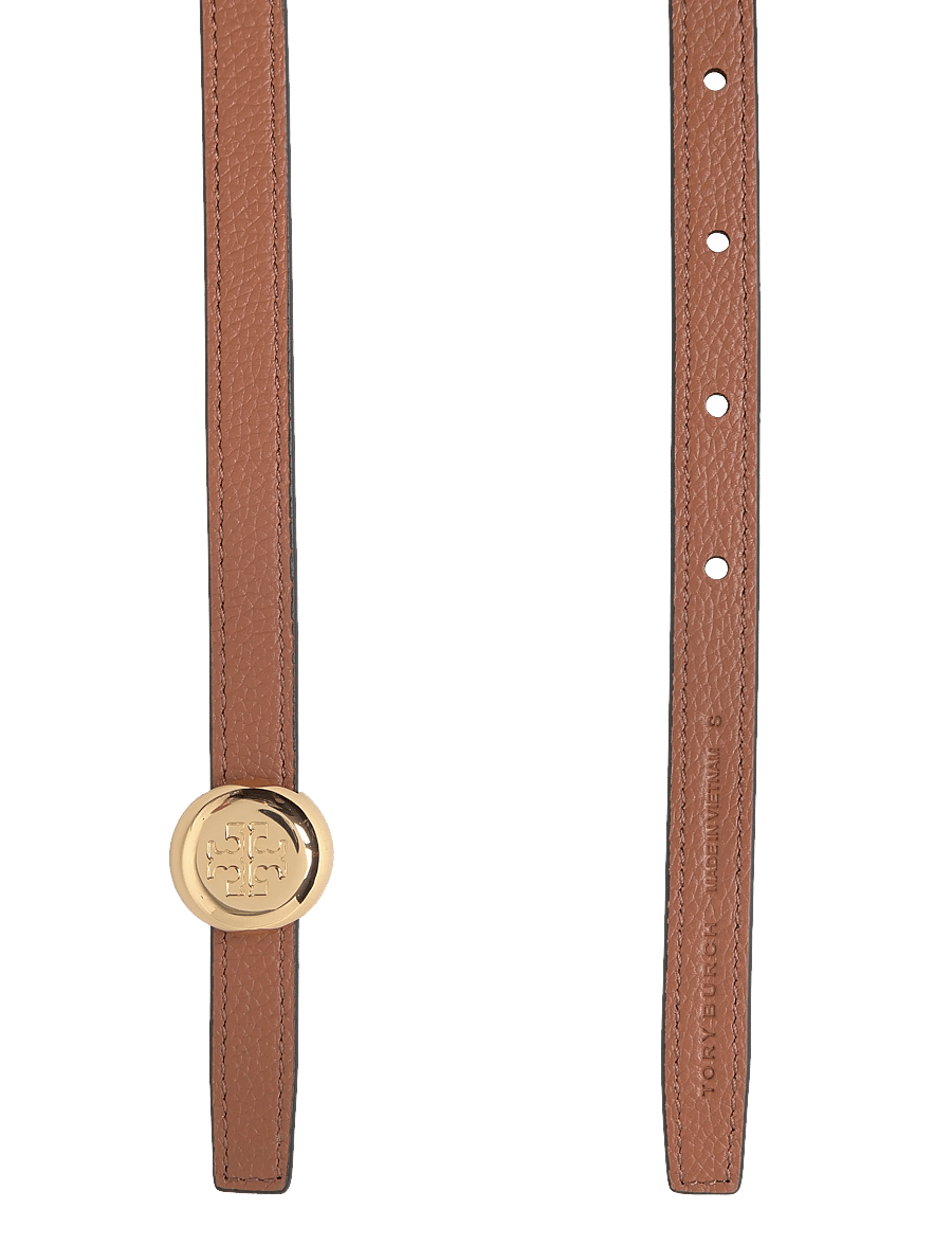 Tory Burch - Romy Reversible Belt - ledergürtel - black / aged tan / gold - 2