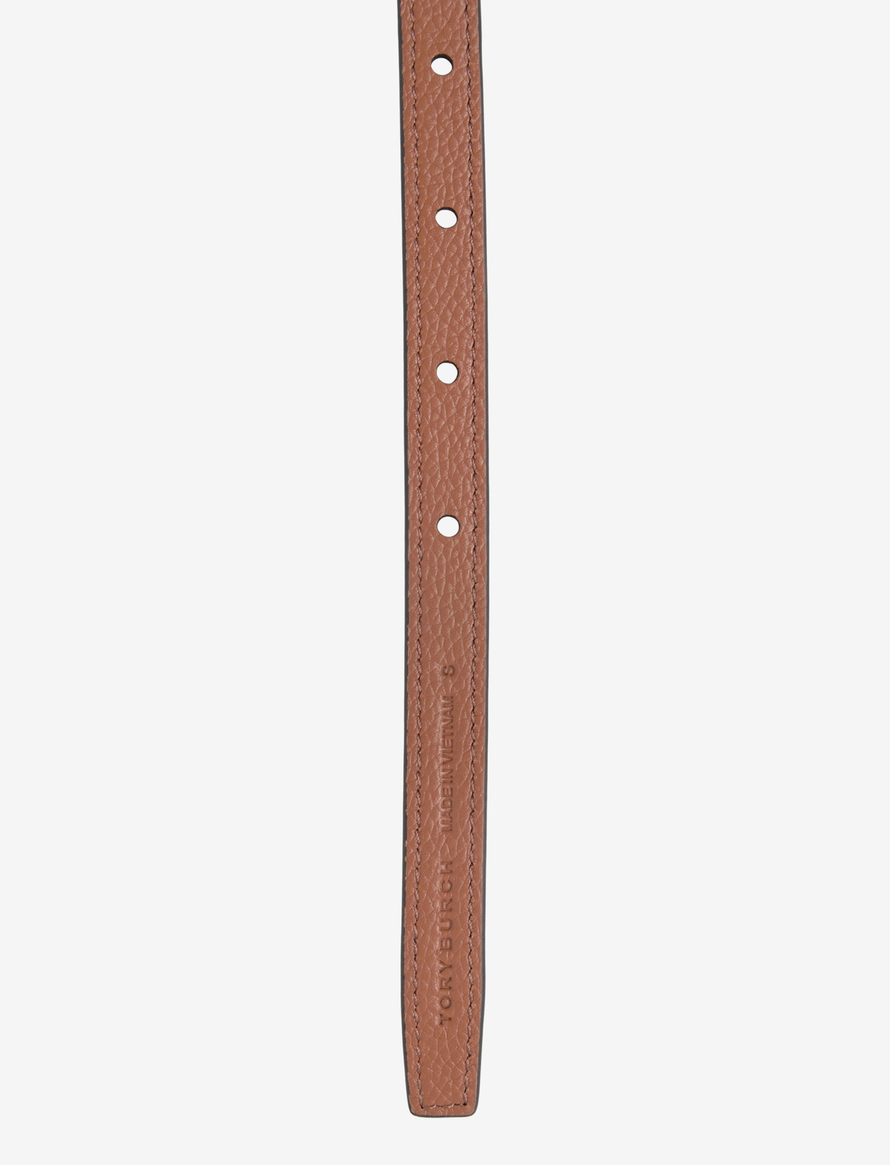 Tory Burch - Romy Reversible Belt - nahkrihmad - black / aged tan / gold - 3