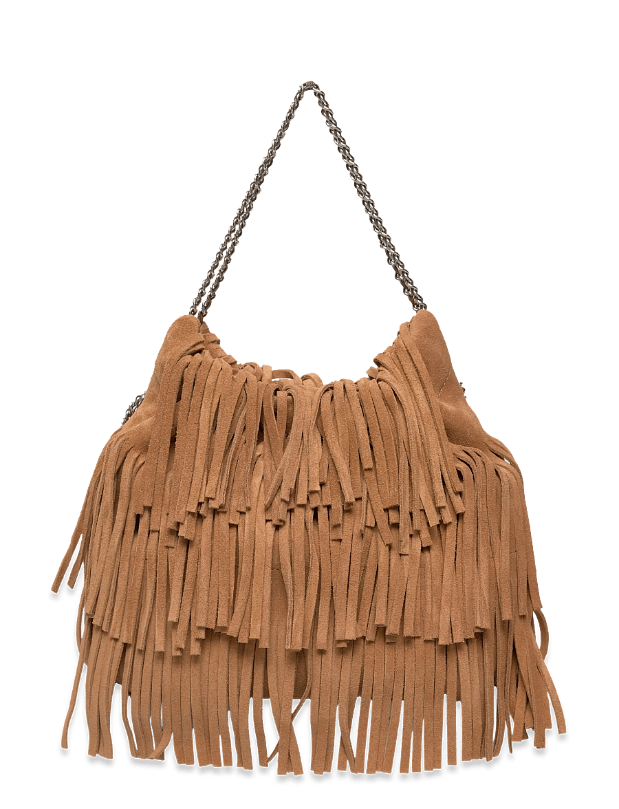 Tory Burch - Fleming Suede Fringe Mini Hobo - torby na ramię - wild tabacco - 1
