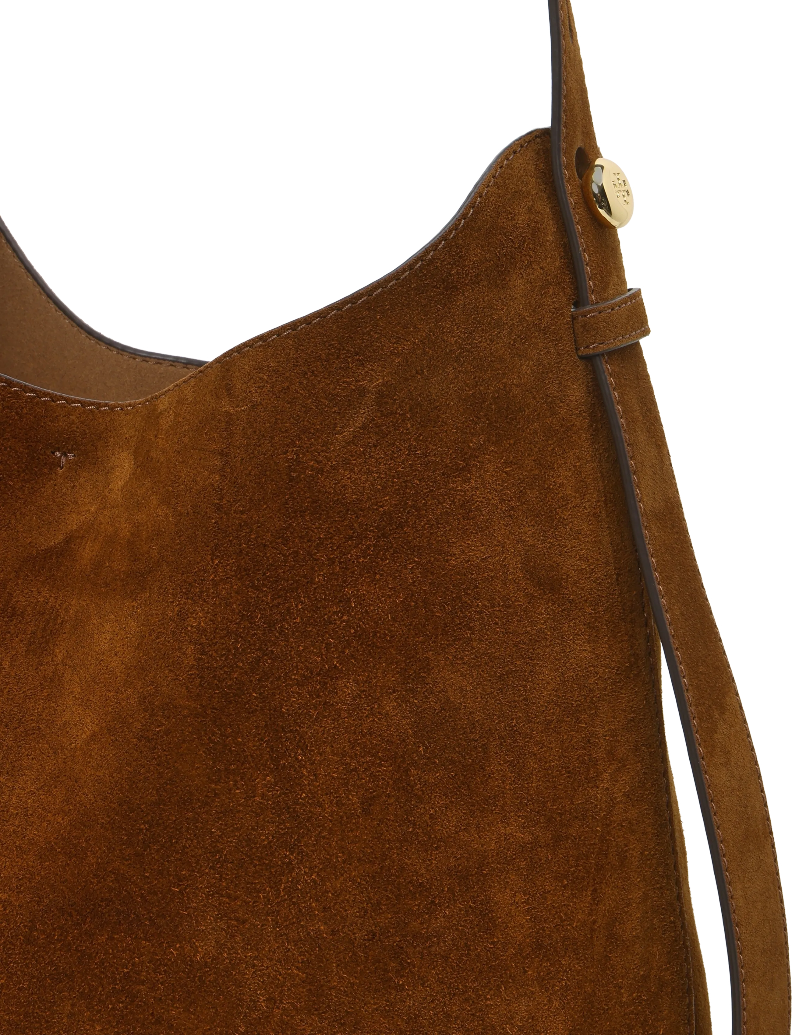 Tory Burch - Romy Suede Hobo Bag - caramel - 2