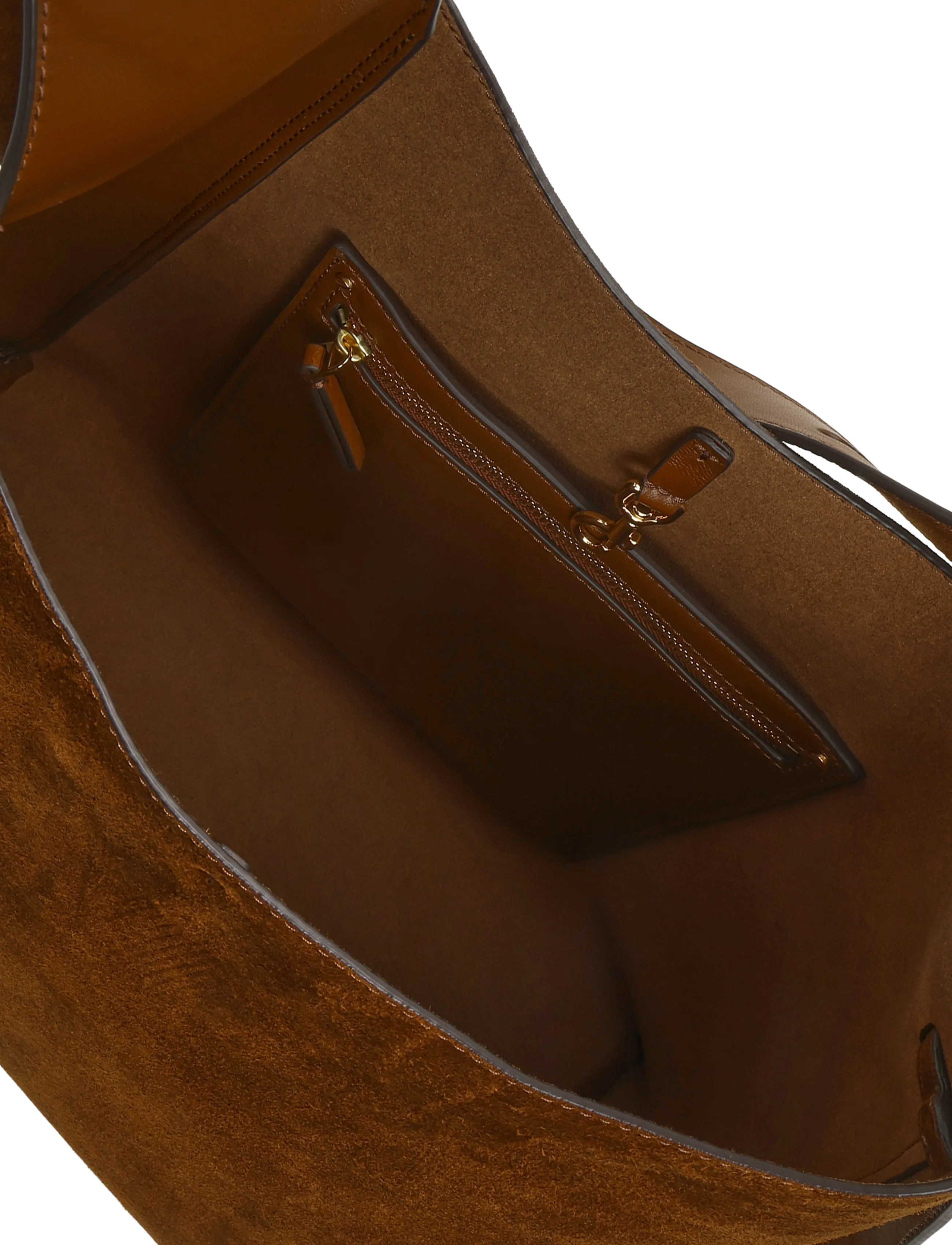 Tory Burch - Romy Suede Hobo Bag - caramel - 3
