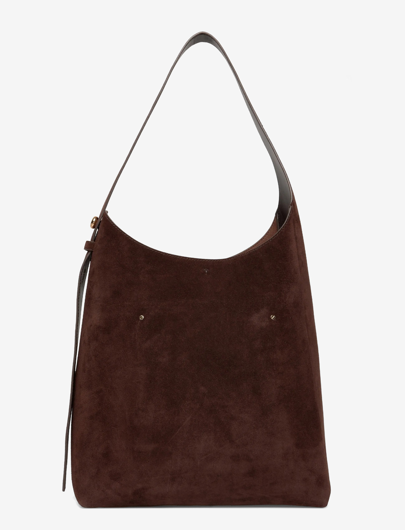 Tory Burch - Romy Suede Hobo Bag - dark cocoa - 1
