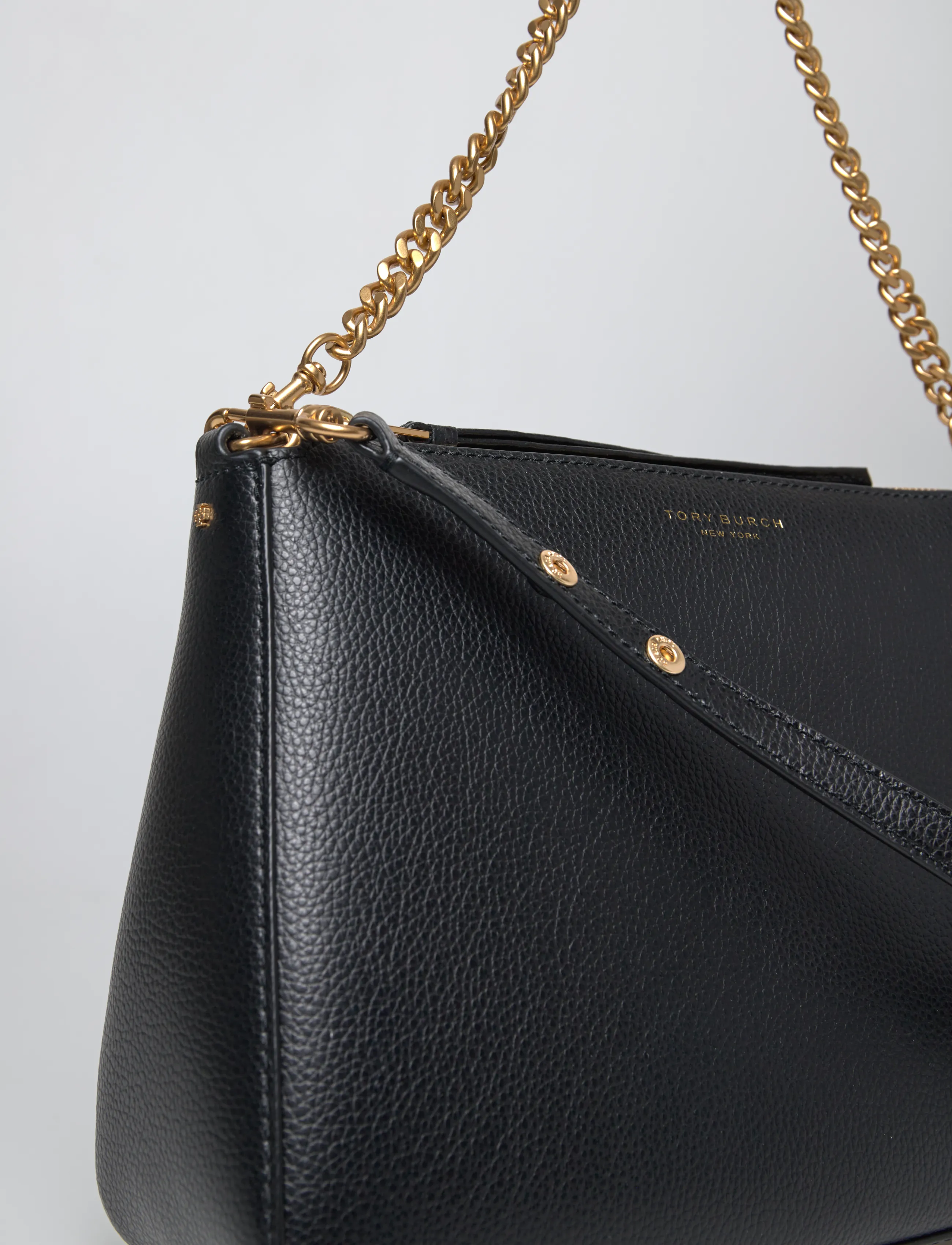 Tory Burch - Perry Shoulder Bag - väskor - black - 3