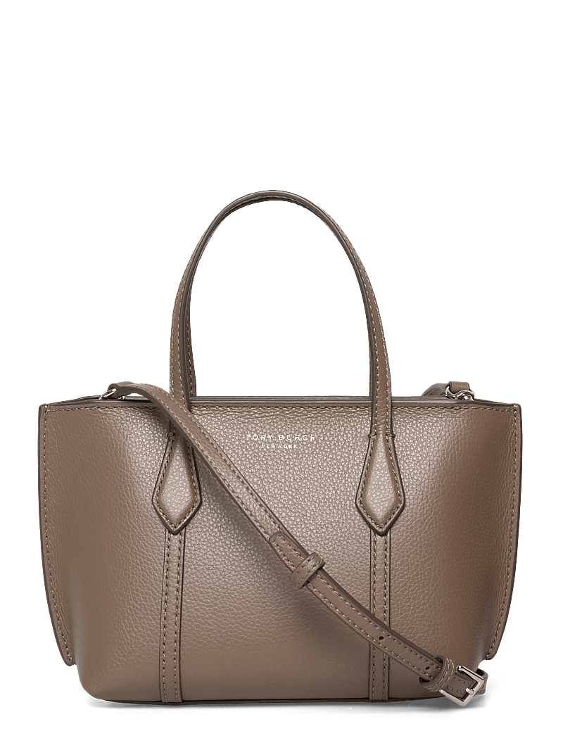 Tory Burch - Perry Mini Tote - top handle tasker - wild mushroom - 0