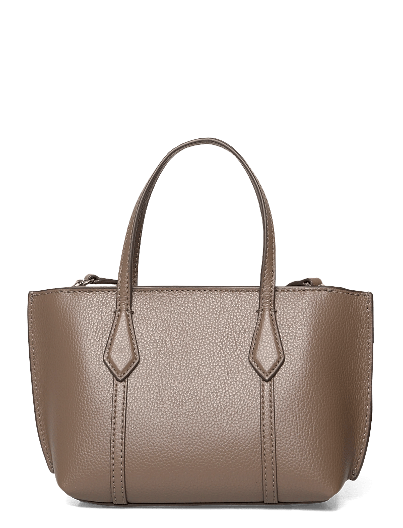 Tory Burch - Perry Mini Tote - top handle tasker - wild mushroom - 1