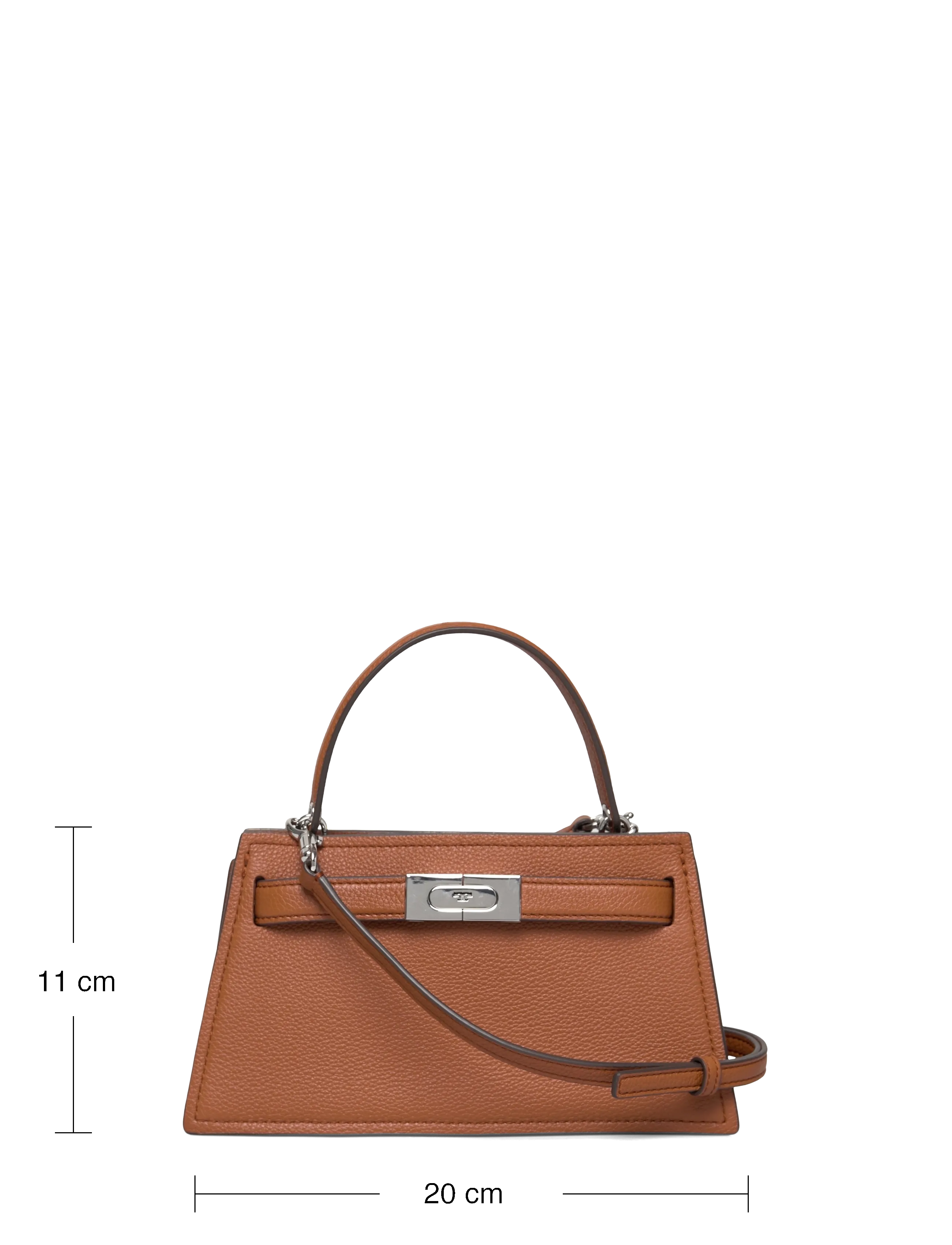 Tory Burch - Lee Radziwill Pebble Mini Top Handle - top handle tasker - bourbon - 3