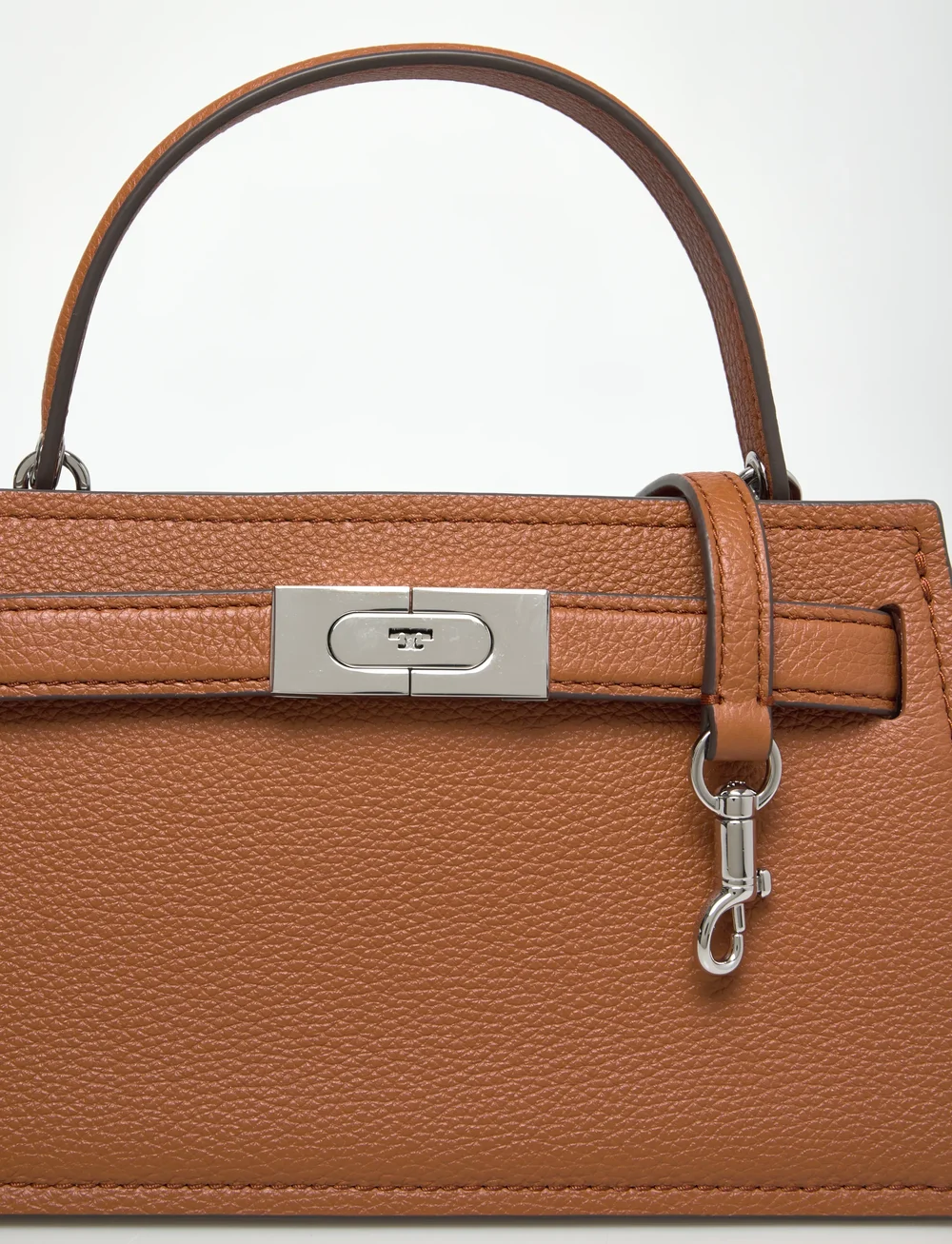 Tory Burch - Lee Radziwill Pebble Mini Top Handle - særlige begivenheder - bourbon - 5