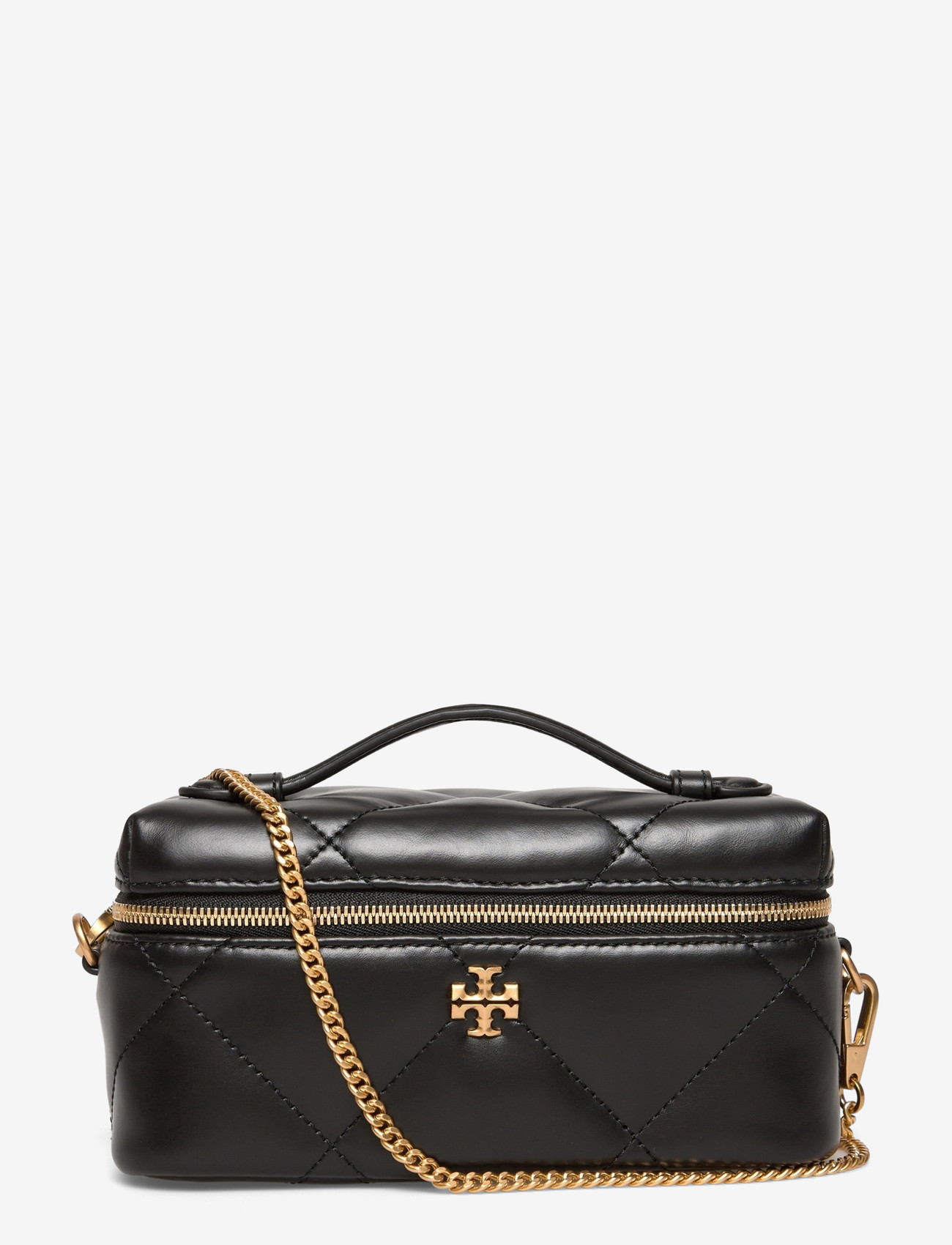 Tory Burch - Kira Diamond Quilt East-West Vanity Case - smink - black - 0