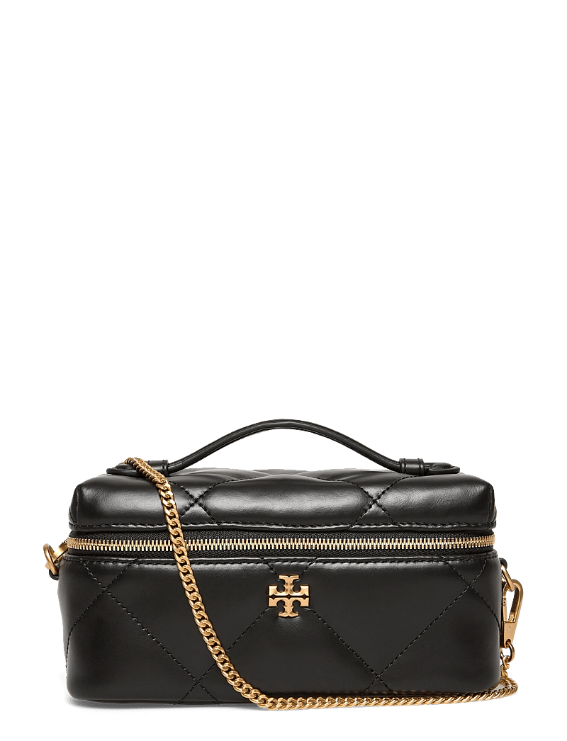 Tory Burch - Kira Diamond Quilt East-West Vanity Case - smink - black - 0