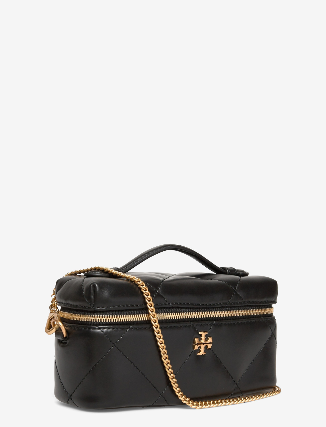 Tory Burch - Kira Diamond Quilt East-West Vanity Case - smink - black - 2