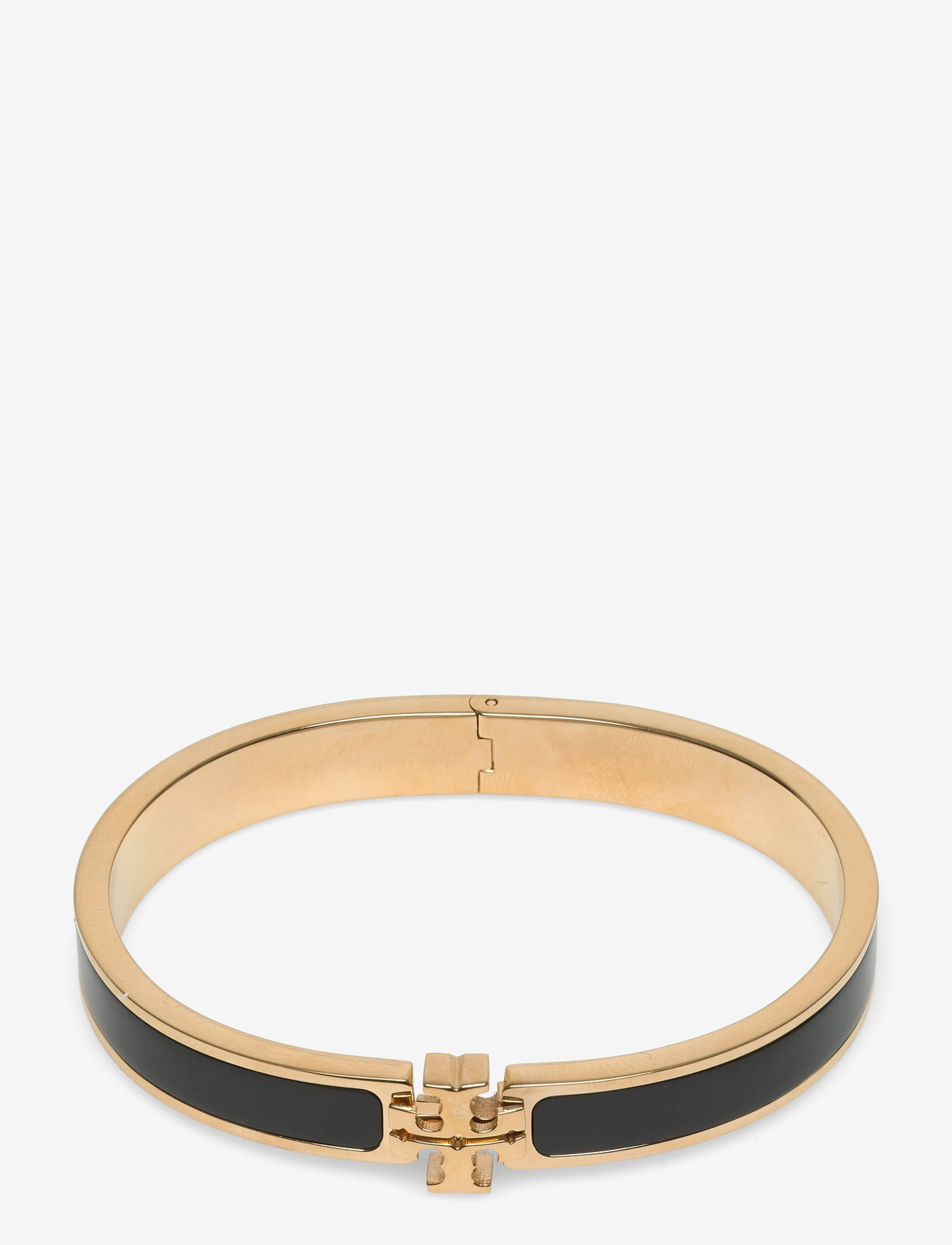 Tory Burch - Kira Enamel Medium Bracelet - tory gold , black - 0