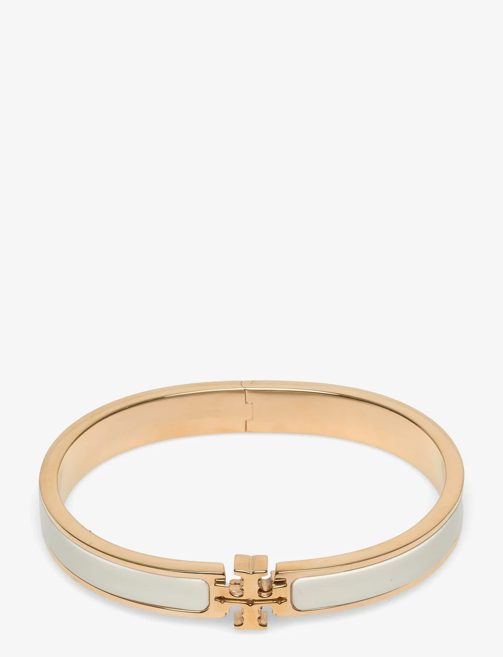 Tory Burch - Kira Enamel Medium Bracelet - bangles - tory gold , new ivory - 0
