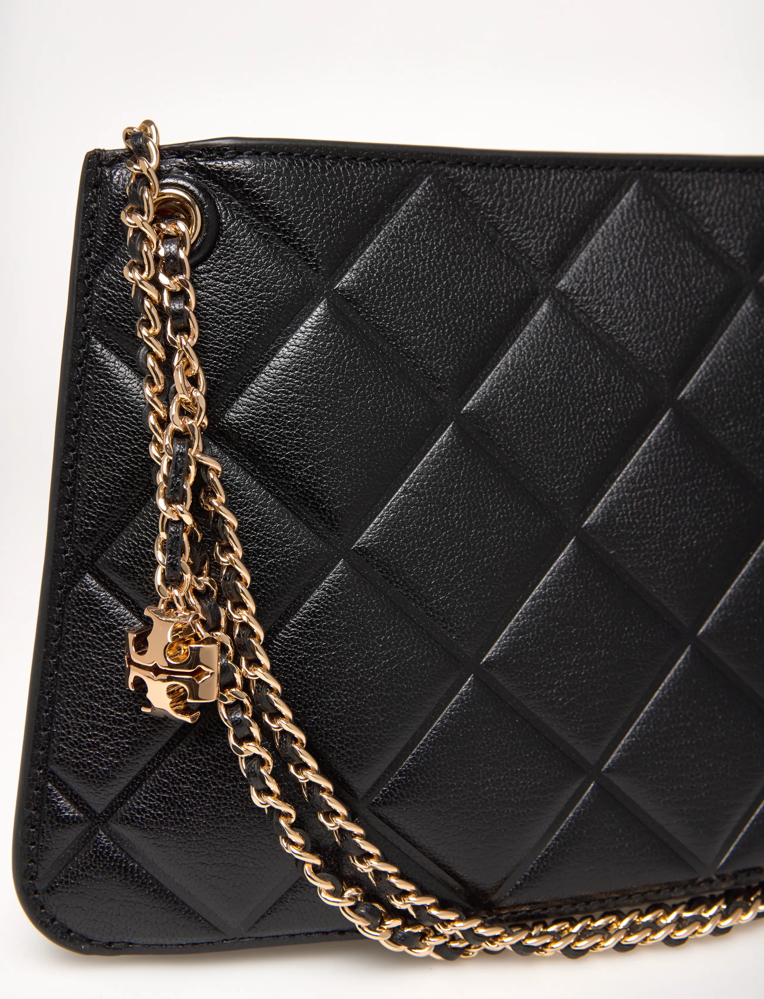 Tory Burch - Fleming Pochette - crossbody kotid - black - 4