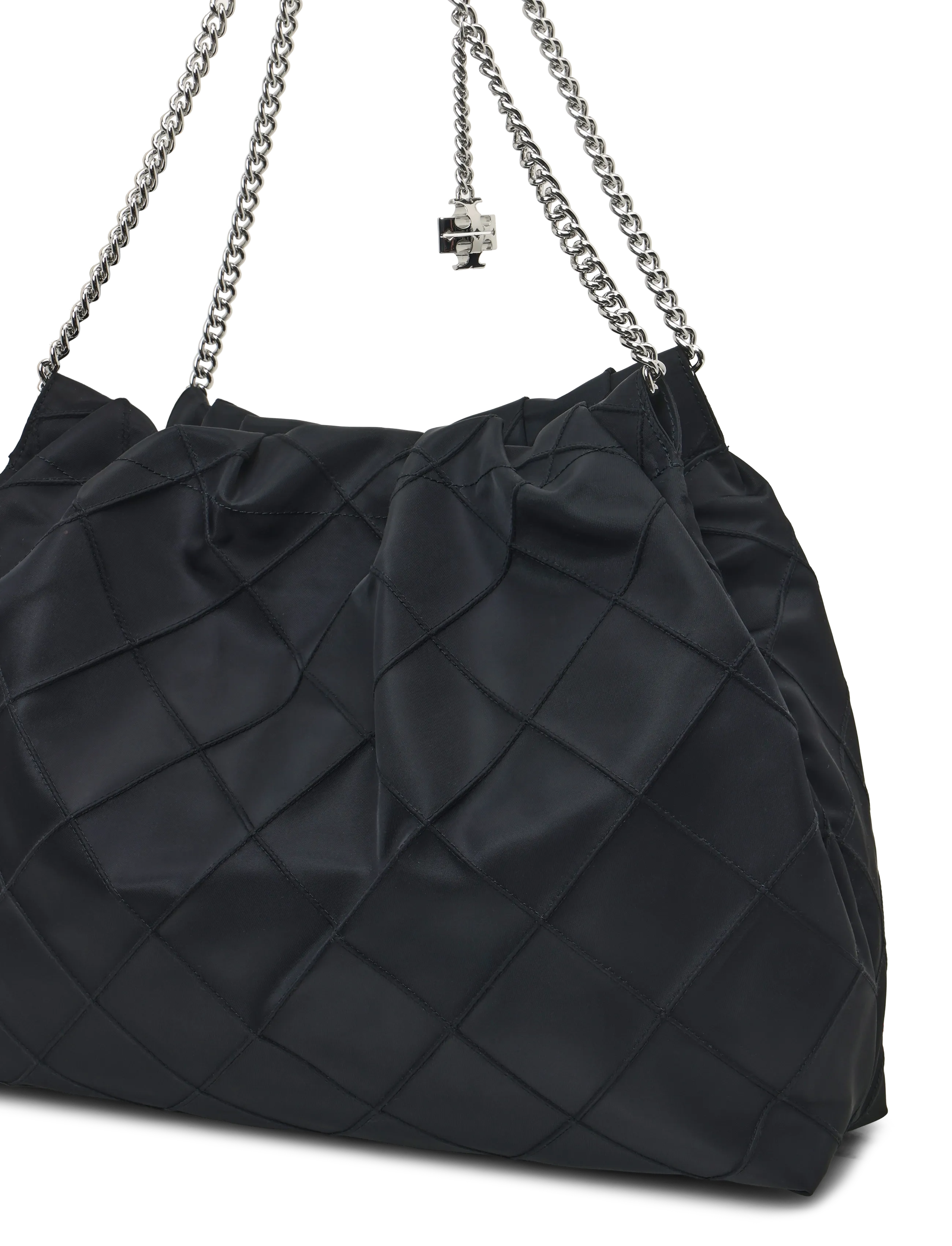 Tory Burch - Fleming Nylon Hobo - black - 3