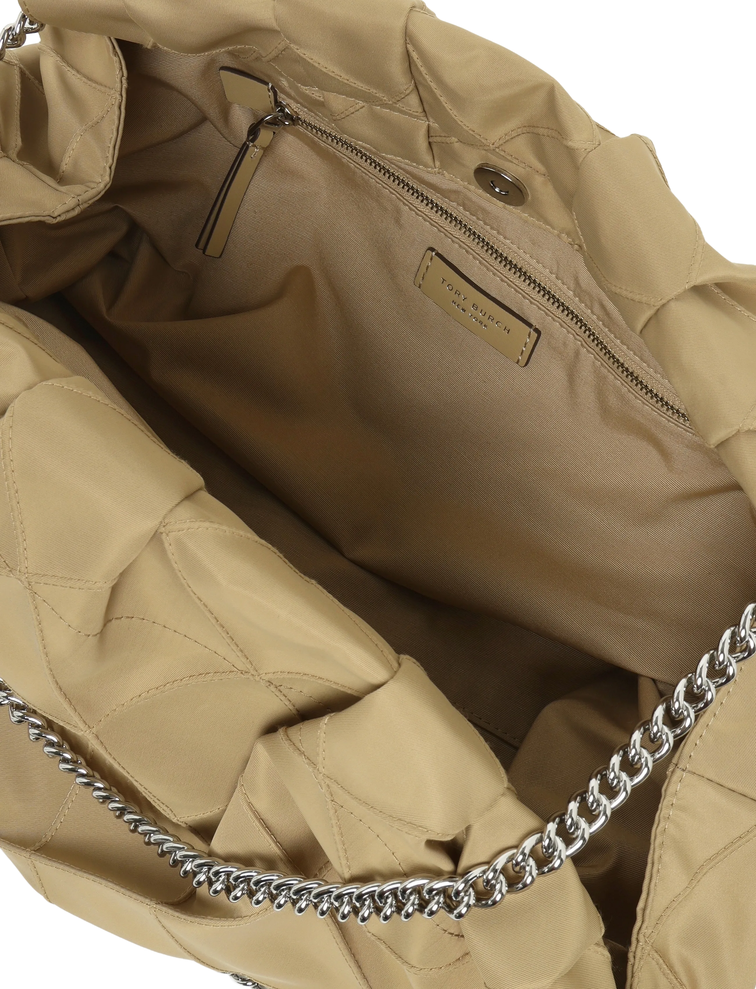 Tory Burch - Fleming Nylon Hobo - hverdags stil - praline - 3