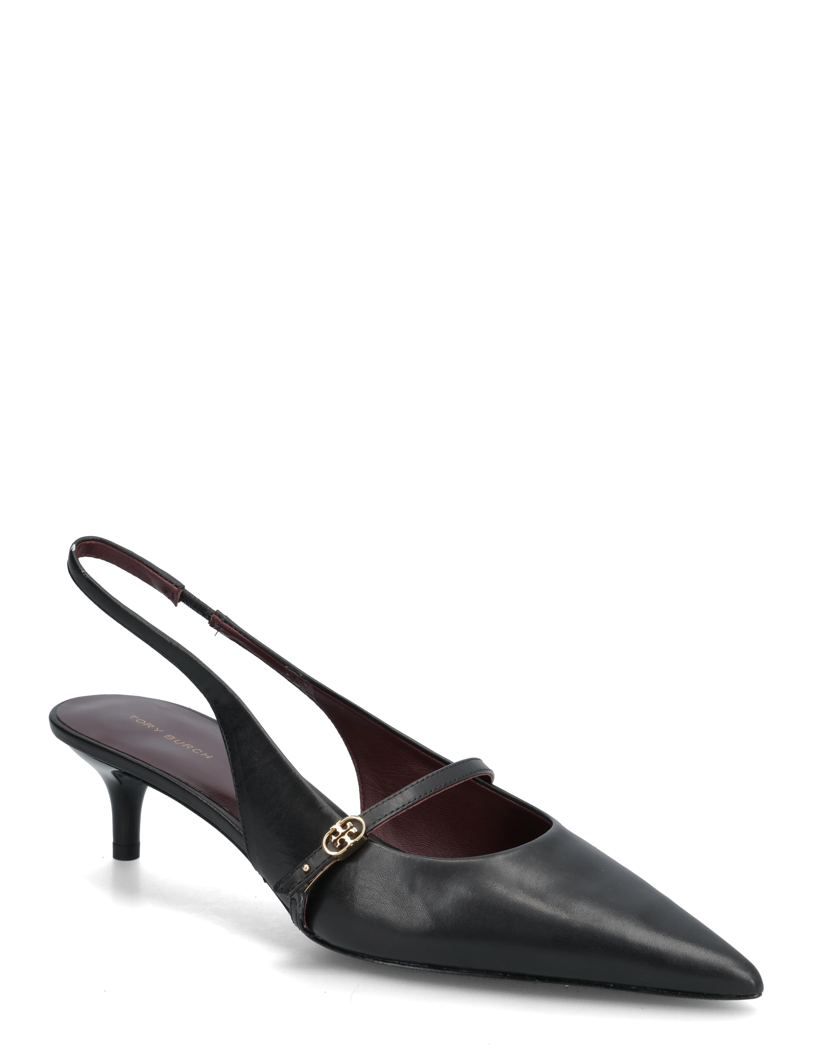 Tory Burch DOUBLE T BUCKLE MARY JANE PUMP 45MM - Tory Burch - PERFECT BLACK , PERFECT BLACK / black