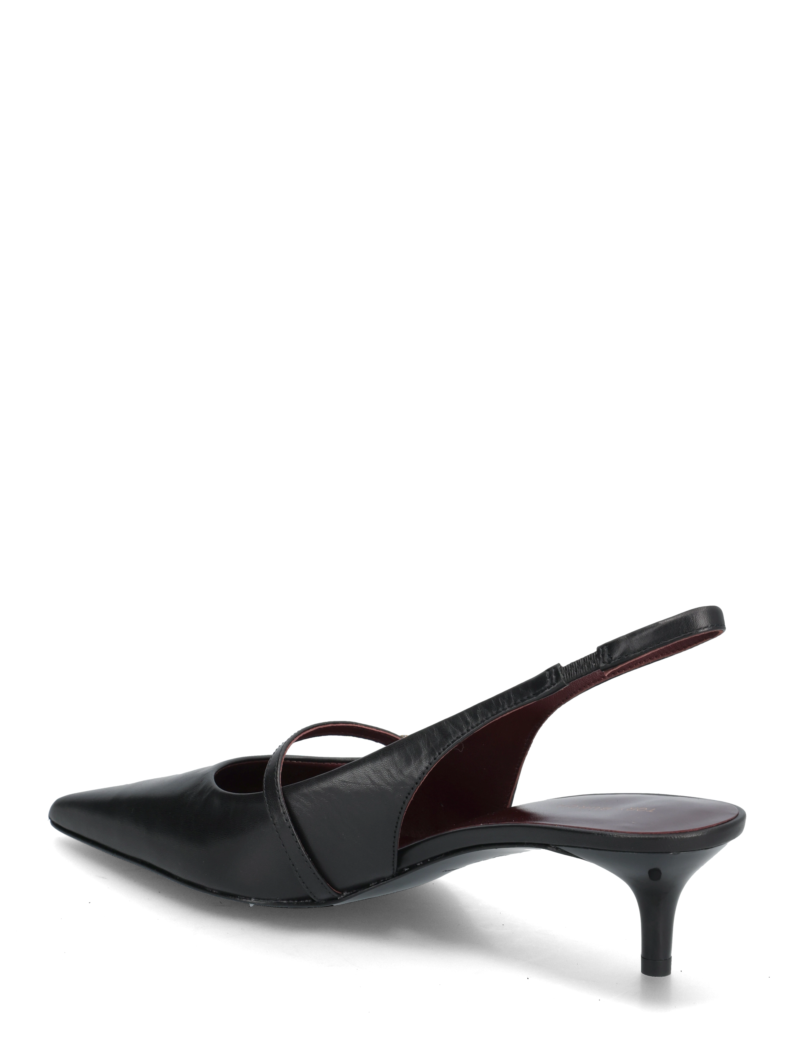 Tory Burch - DOUBLE T BUCKLE MARY JANE PUMP 45MM - kontsaga slingback-kingad - perfect black , perfect black - 2
