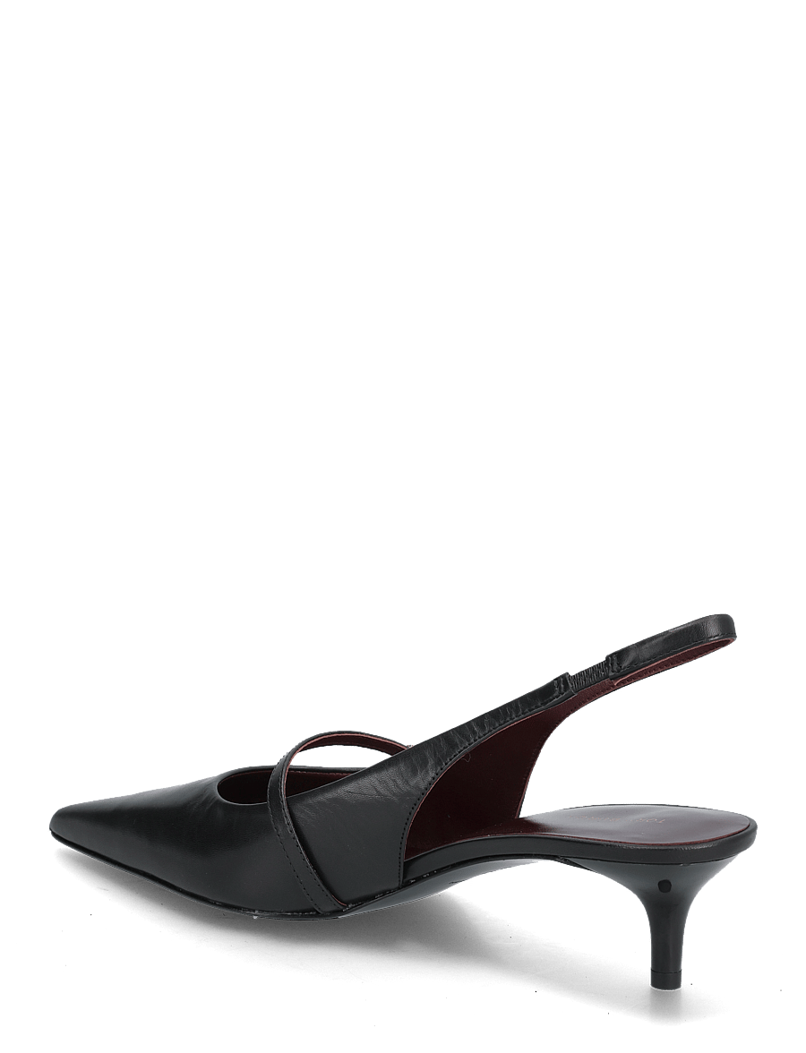Tory Burch - DOUBLE T BUCKLE MARY JANE PUMP 45MM - slingbacks mit absatz - perfect black , perfect black - 2