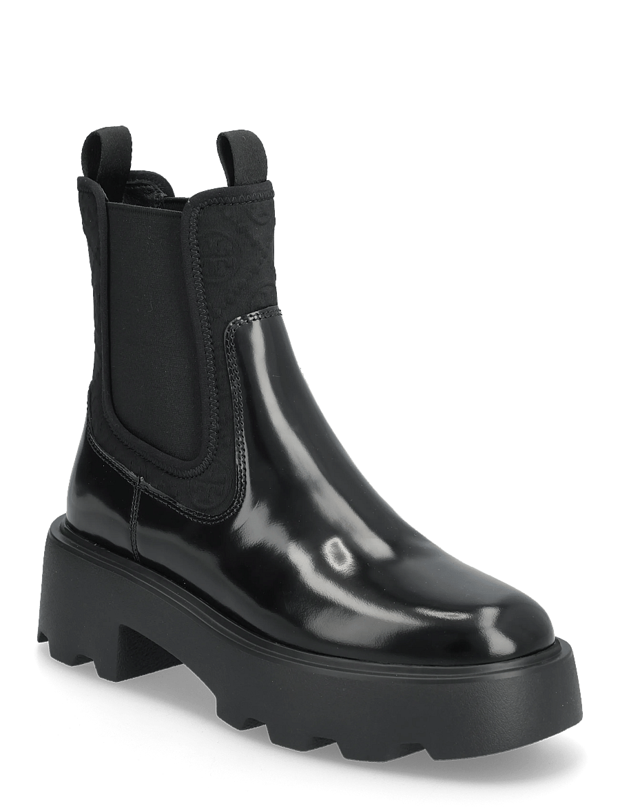 Tory Burch - T MONOGRAM LUG CHELSEA BOOT 65MM - flache stiefeletten - perfect black - 0