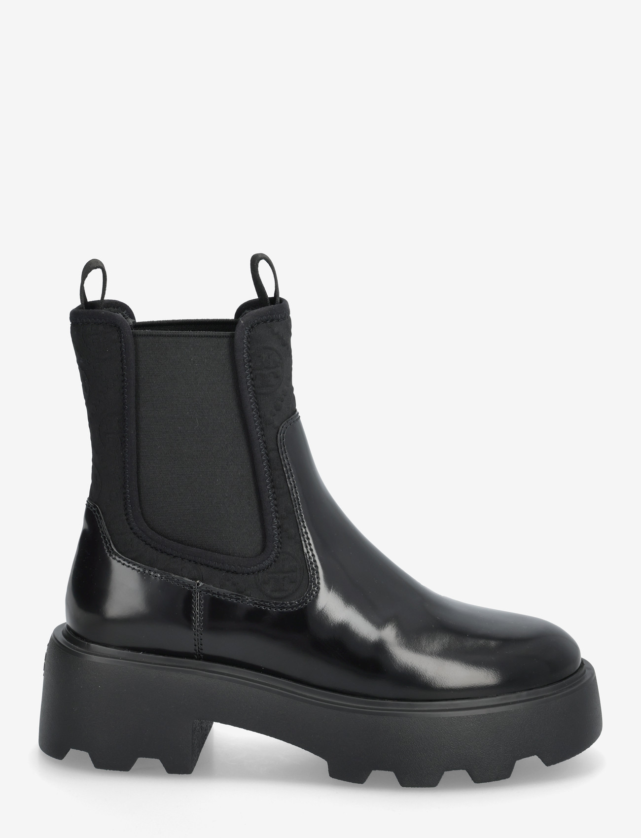 Tory Burch - T MONOGRAM LUG CHELSEA BOOT 65MM - platta ankelboots - perfect black - 1