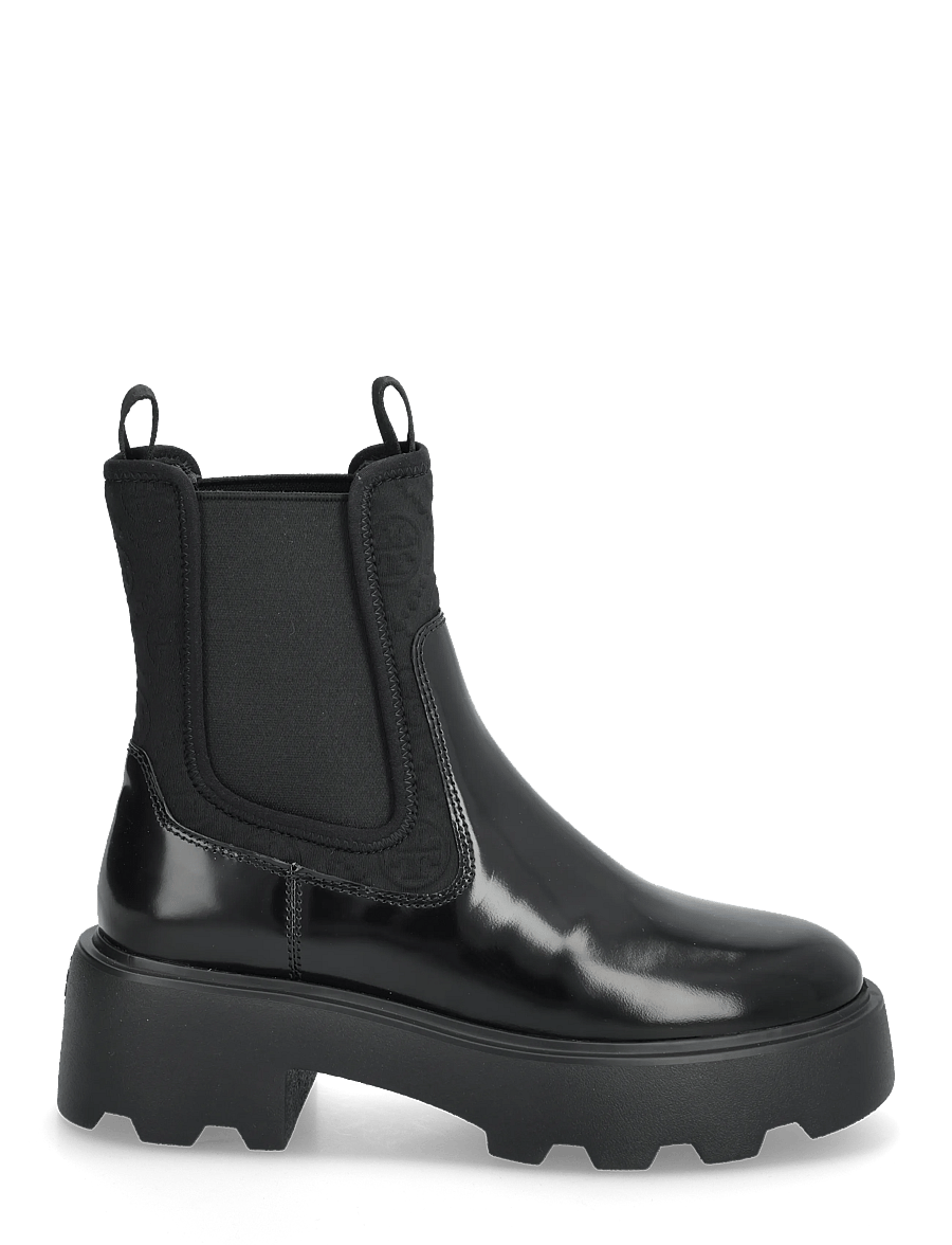 Tory Burch - T MONOGRAM LUG CHELSEA BOOT 65MM - flache stiefeletten - perfect black - 1