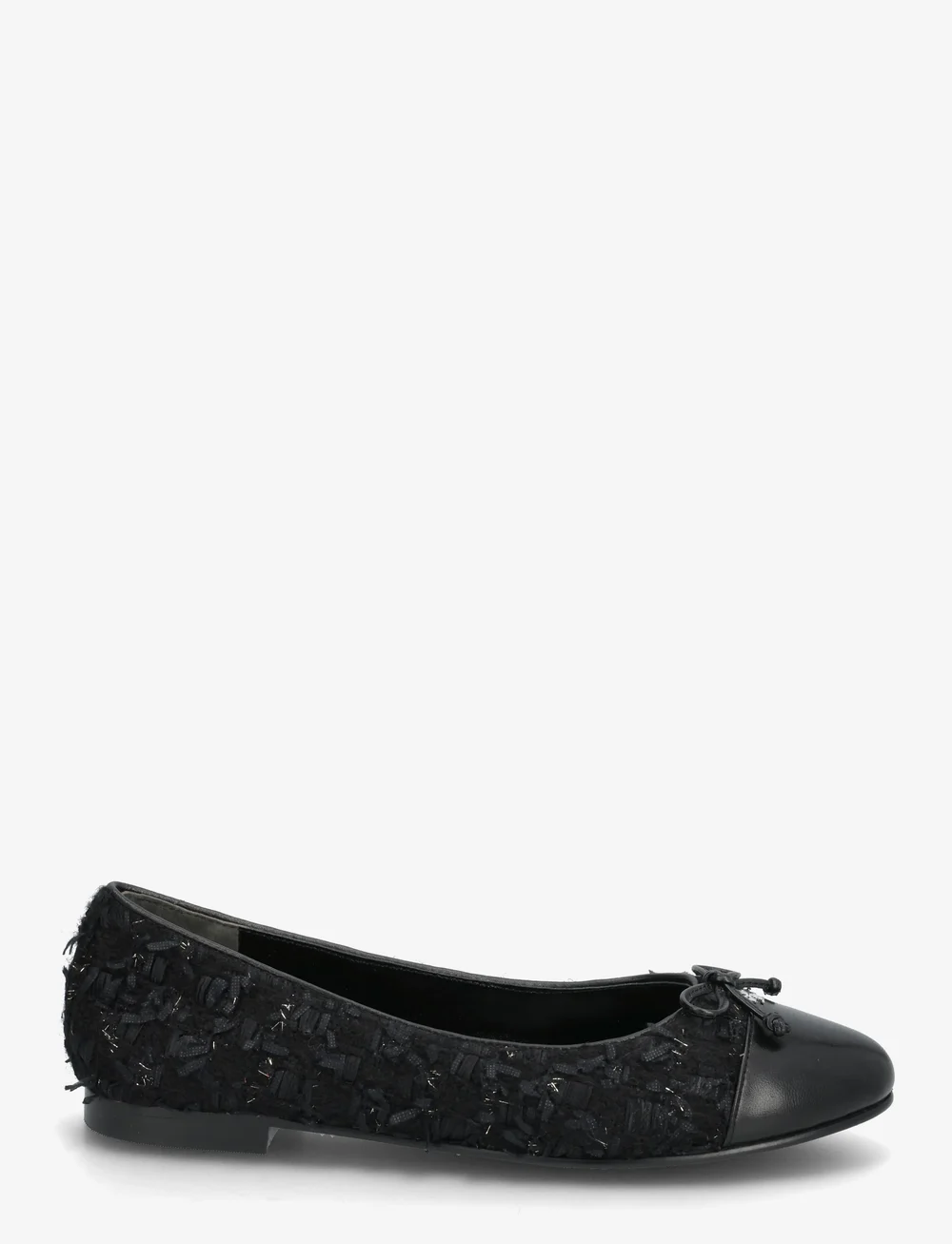 Tory Burch - CAP-TOE BALLET - særlige begivenheder - midnight navy , perfect black - 1