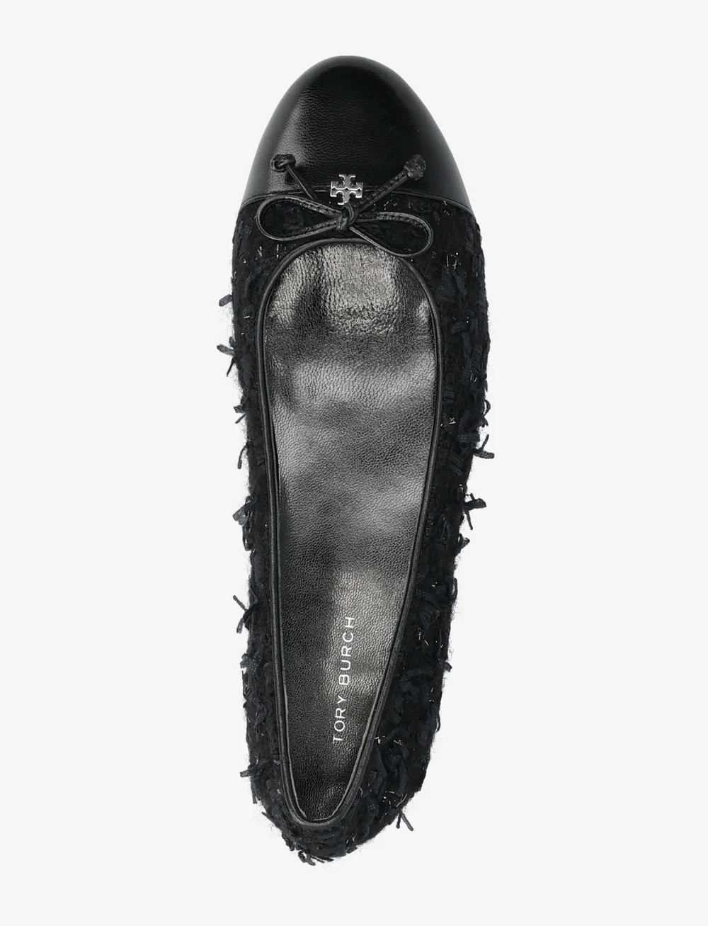 Tory Burch - CAP-TOE BALLET - særlige begivenheder - midnight navy , perfect black - 3