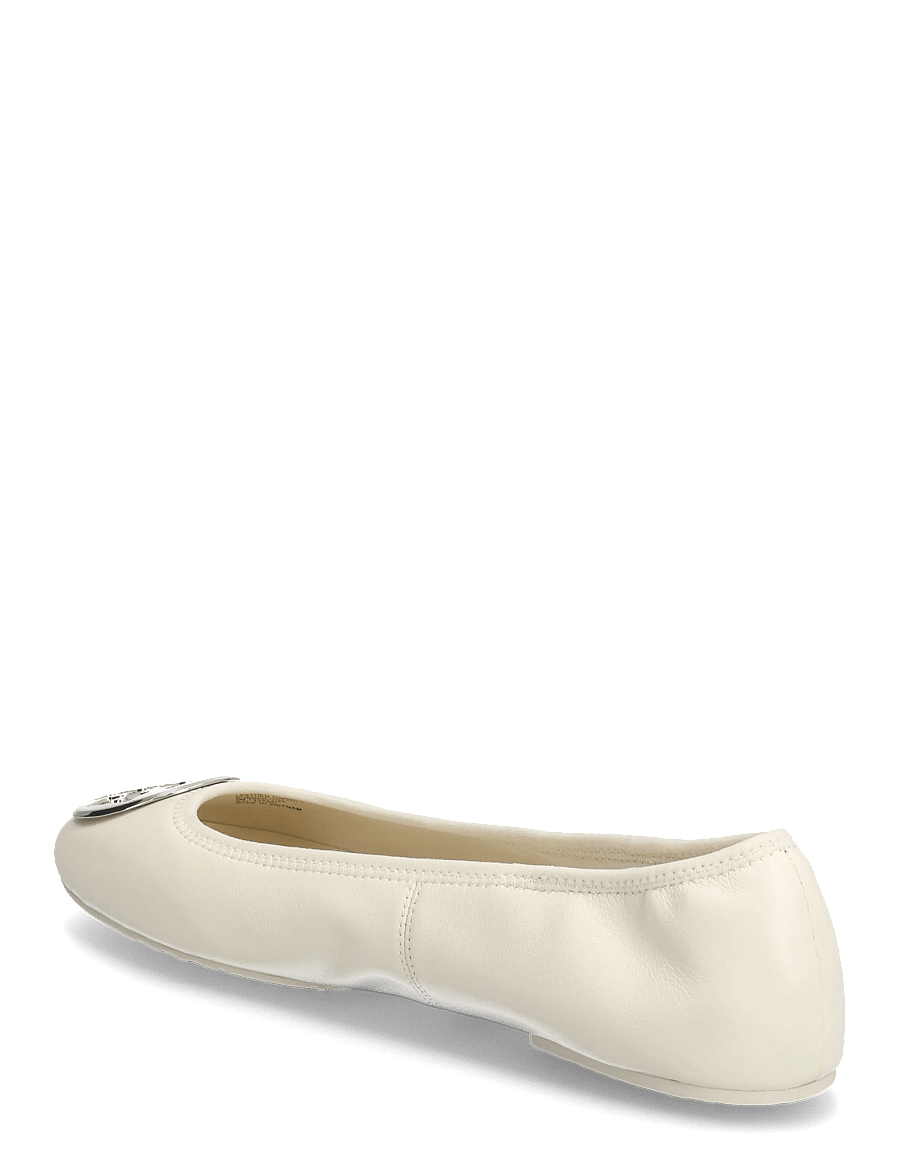 Tory Burch - REVA TRAVEL BALLET - erityistilaisuudet - light cream , silver - 2