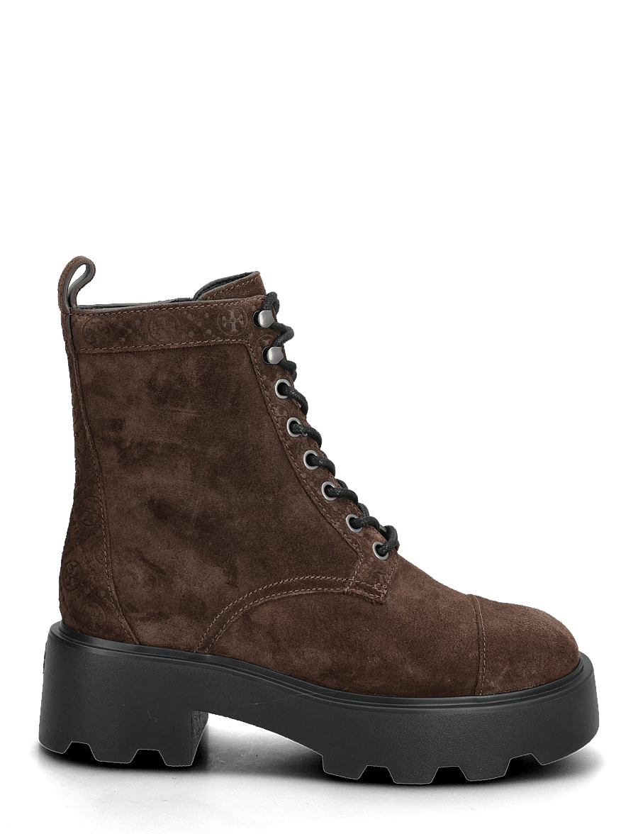 Tory Burch - T MONOGRAM LUG ANKLE BOOT 65MM - kontsaga poolsaapad - cocoa - 1