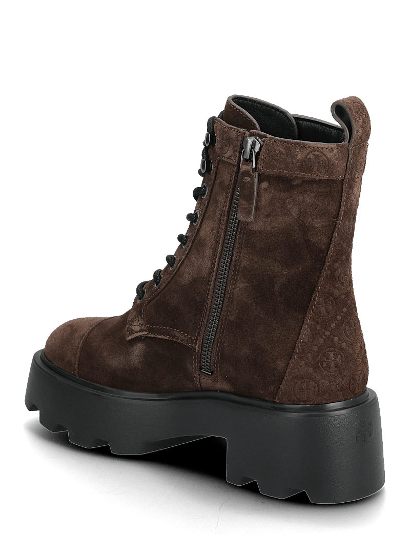 Tory Burch - T MONOGRAM LUG ANKLE BOOT 65MM - støvletter - cocoa - 2