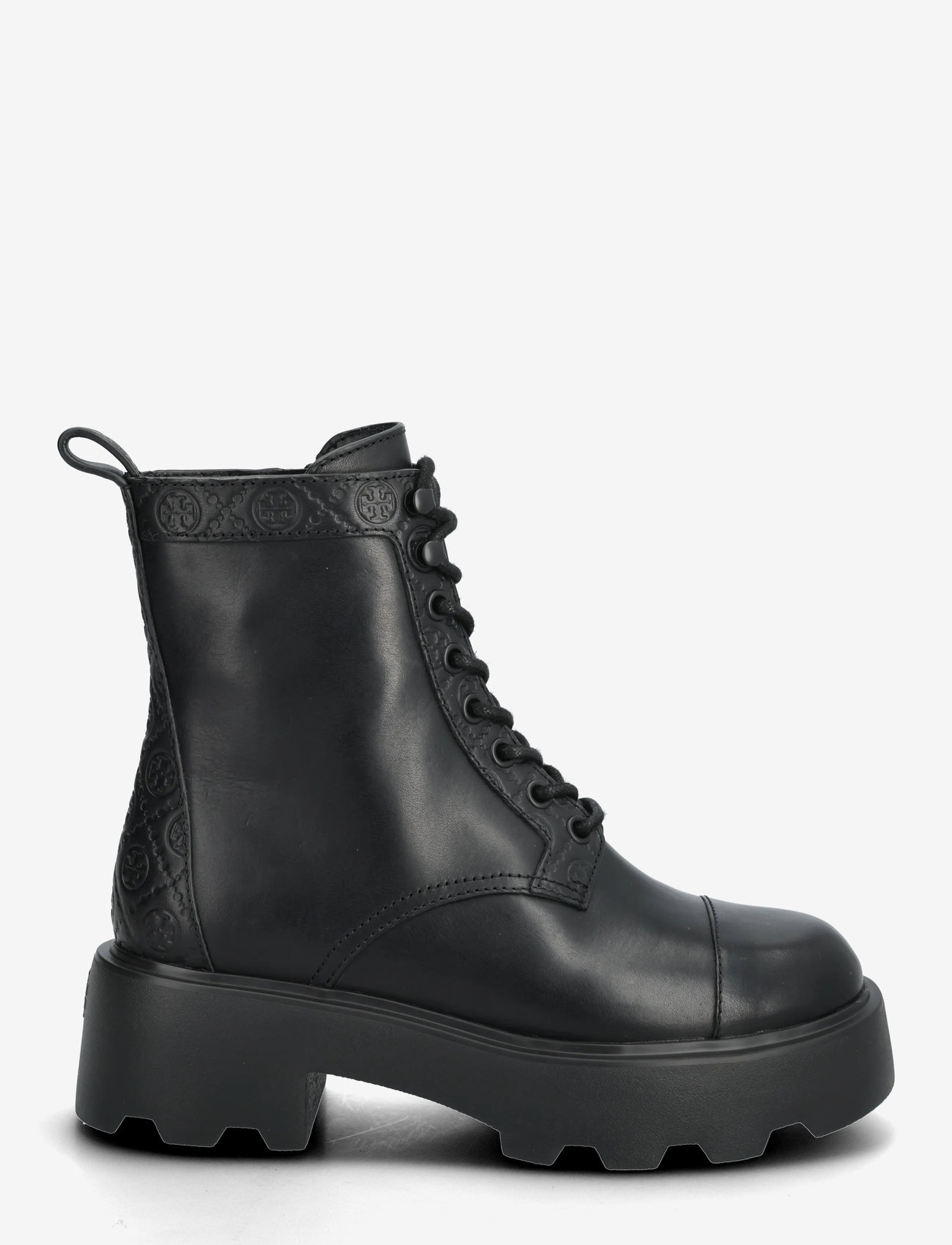 Tory Burch - T MONOGRAM LUG ANKLE BOOT 65MM - stövletter - perfect black - 1