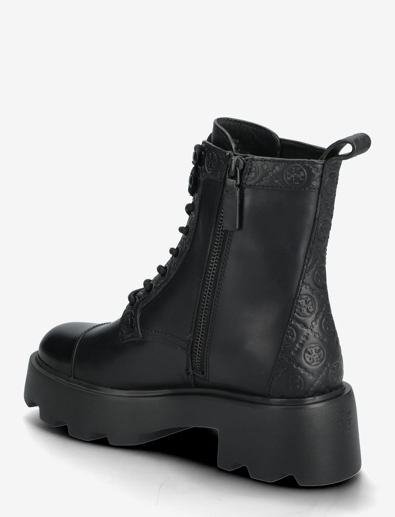 Tory Burch - T MONOGRAM LUG ANKLE BOOT 65MM - stövletter - perfect black - 2
