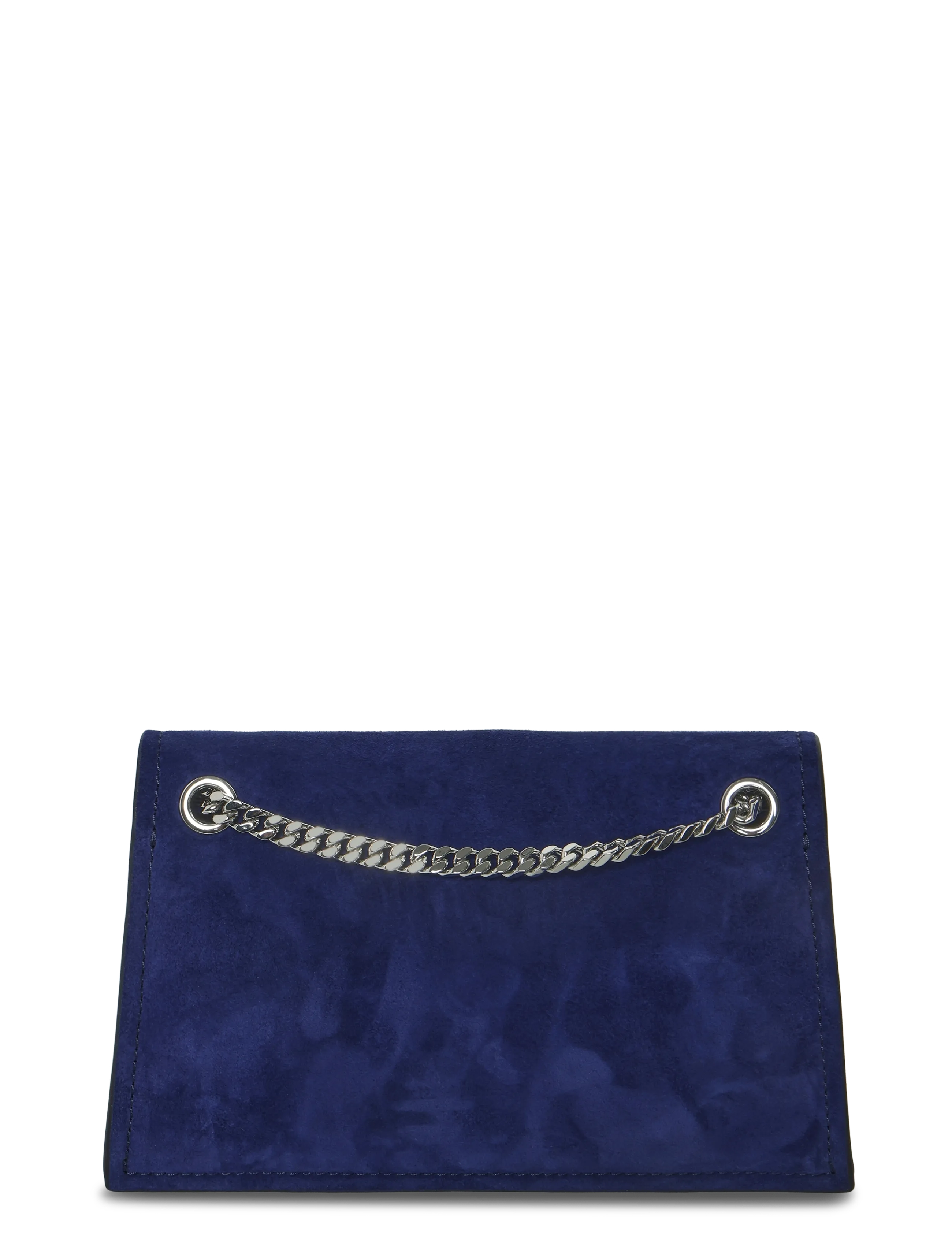 Tory Burch - Kira Turnlock Suede Mini Bag - crossbody bags - ballpoint blue - 1
