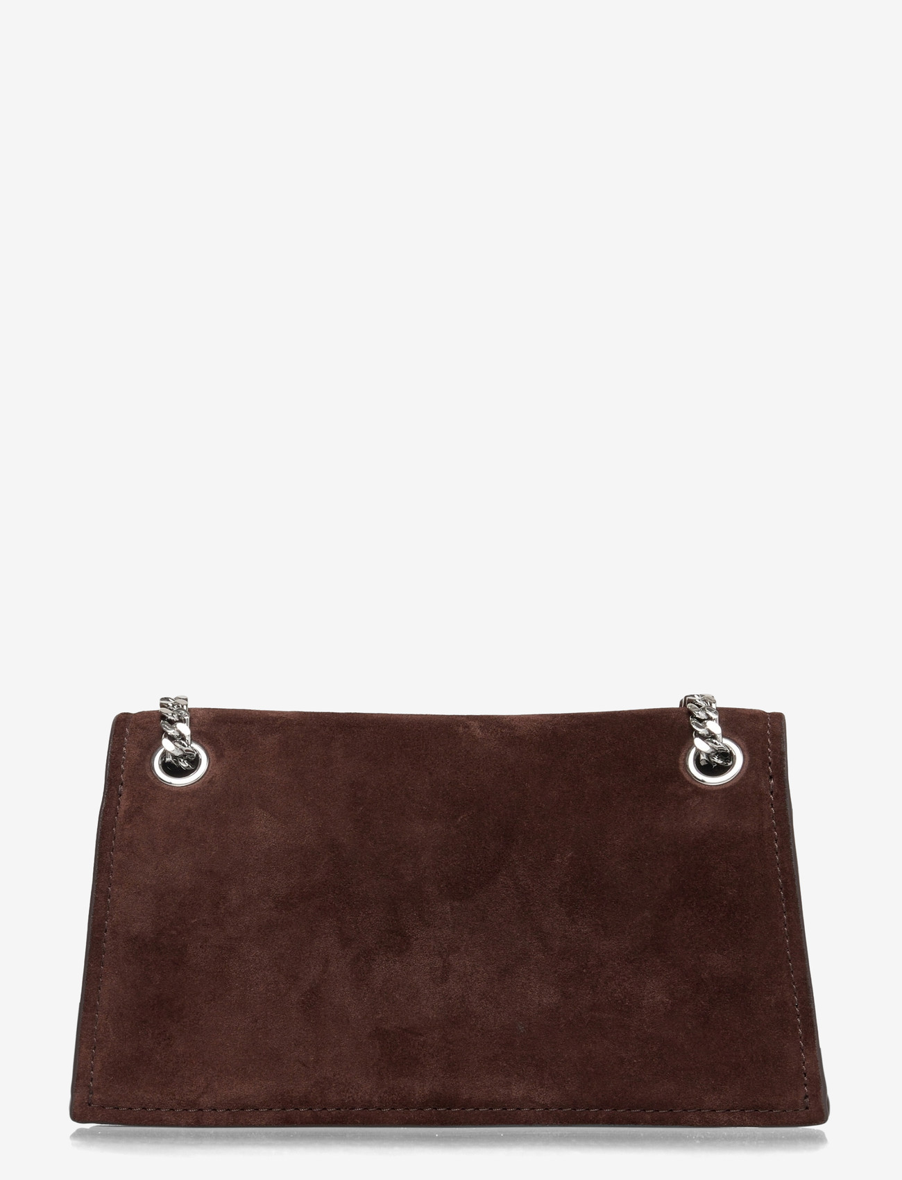 Tory Burch - Kira Turnlock Suede Mini Bag - crossbody bags - dark cocoa - 1