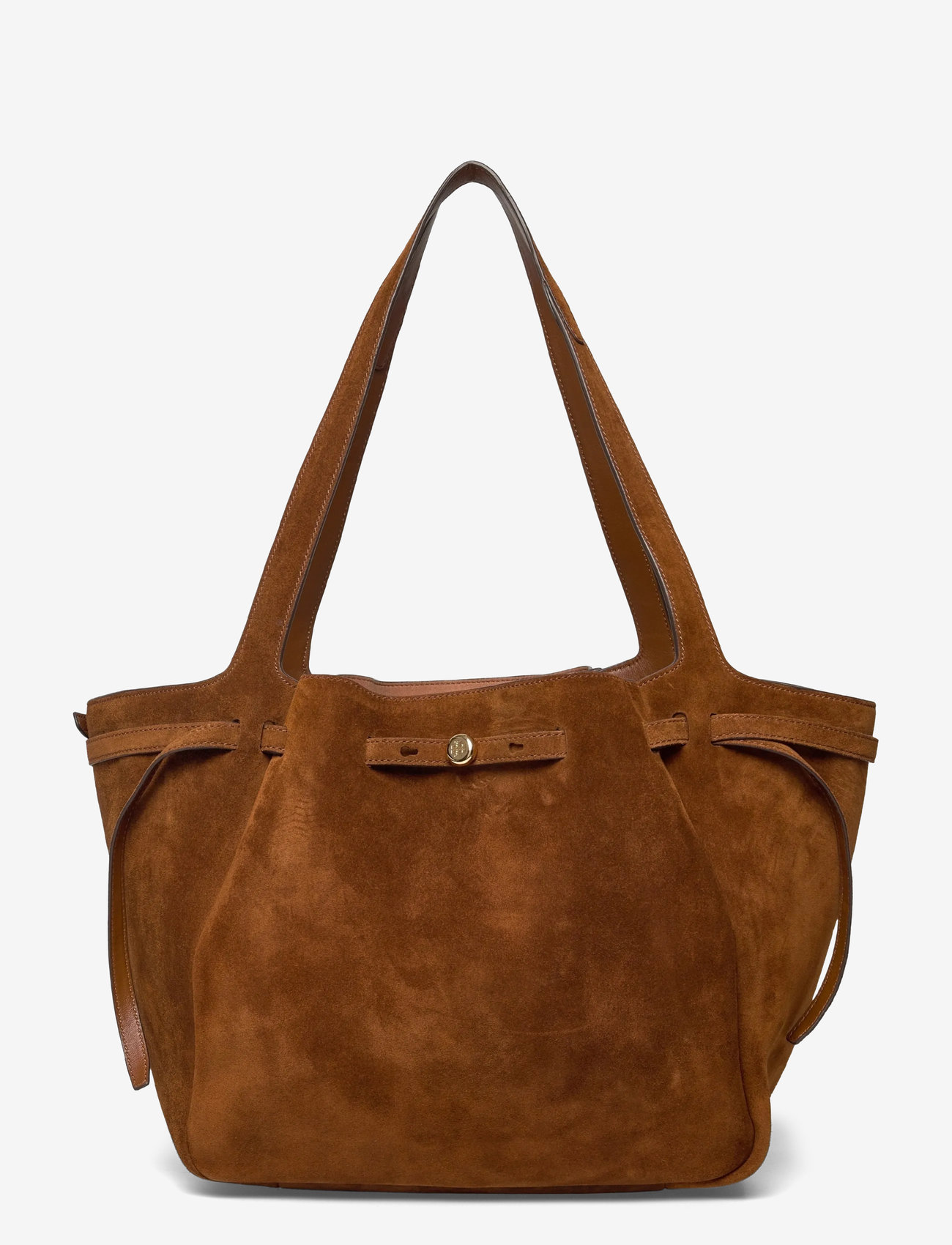 Tory Burch - Romy Suede Tote - shoppers - caramel - 0