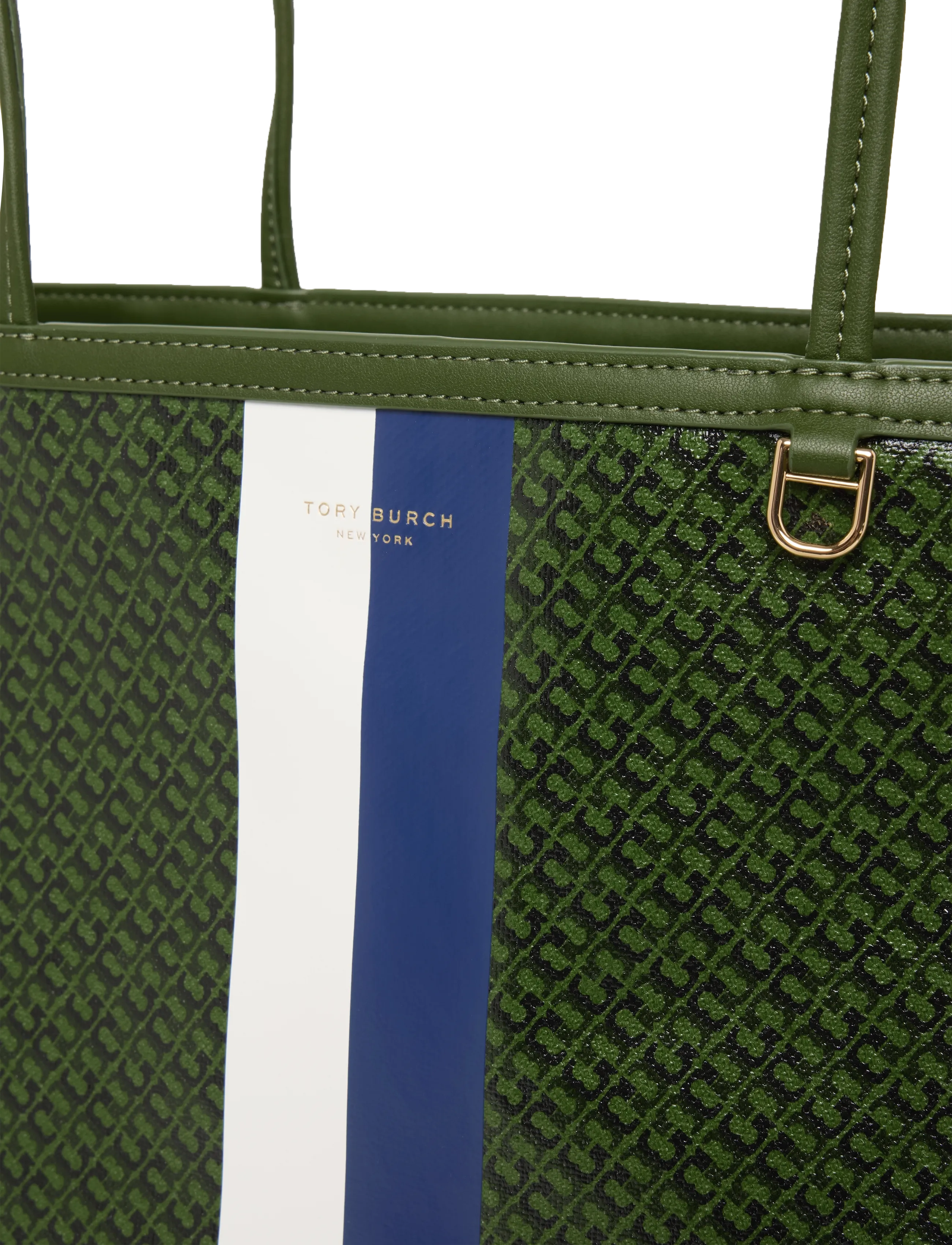 Tory Burch - The Racer Tote - green printed - 2