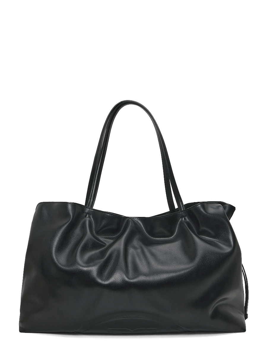 Tory Burch - Ella Recycled Drawstring Tote - black - 0