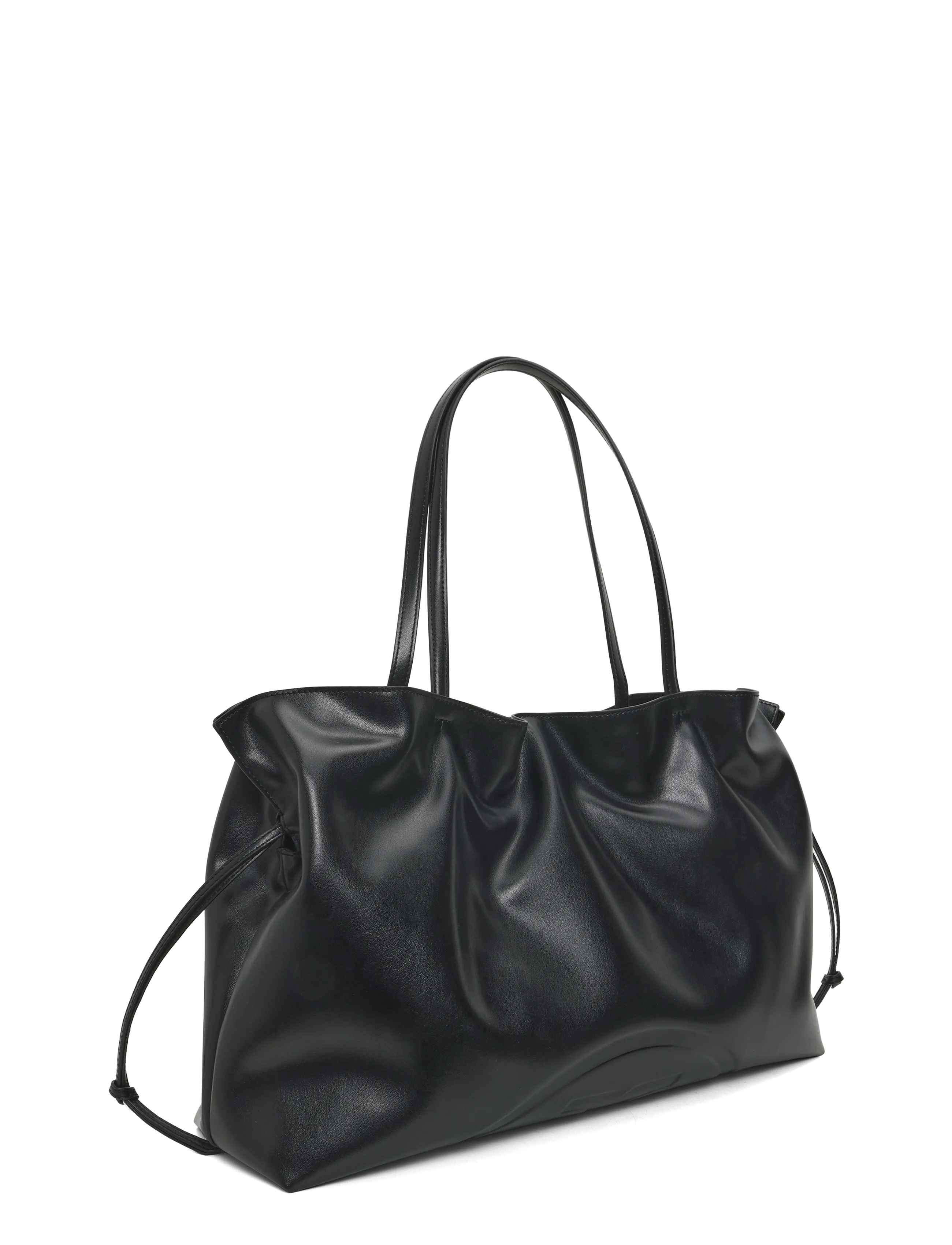 Tory Burch - Ella Recycled Drawstring Tote - black - 2