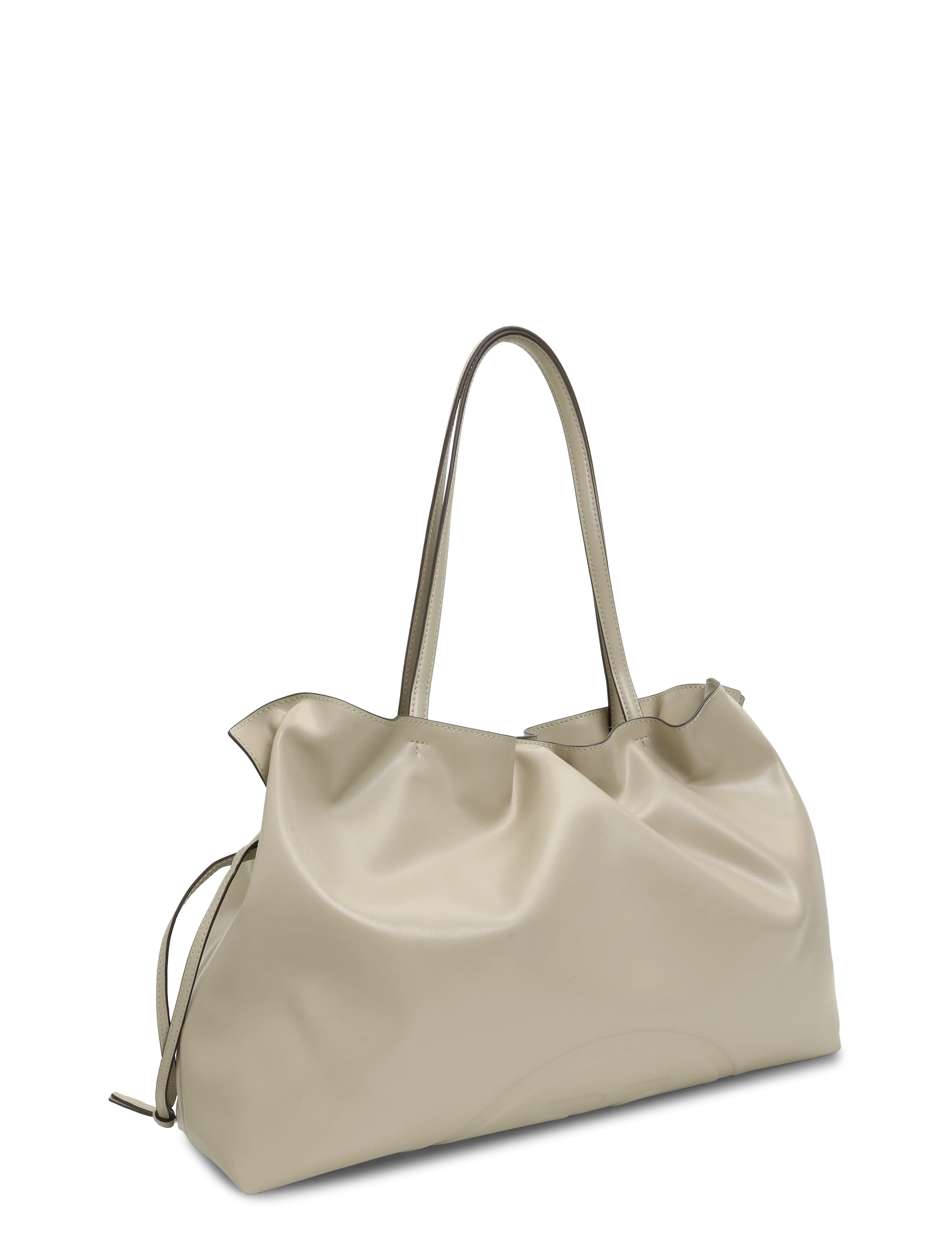 Tory Burch - Ella Recycled Drawstring Tote - light stone - 2